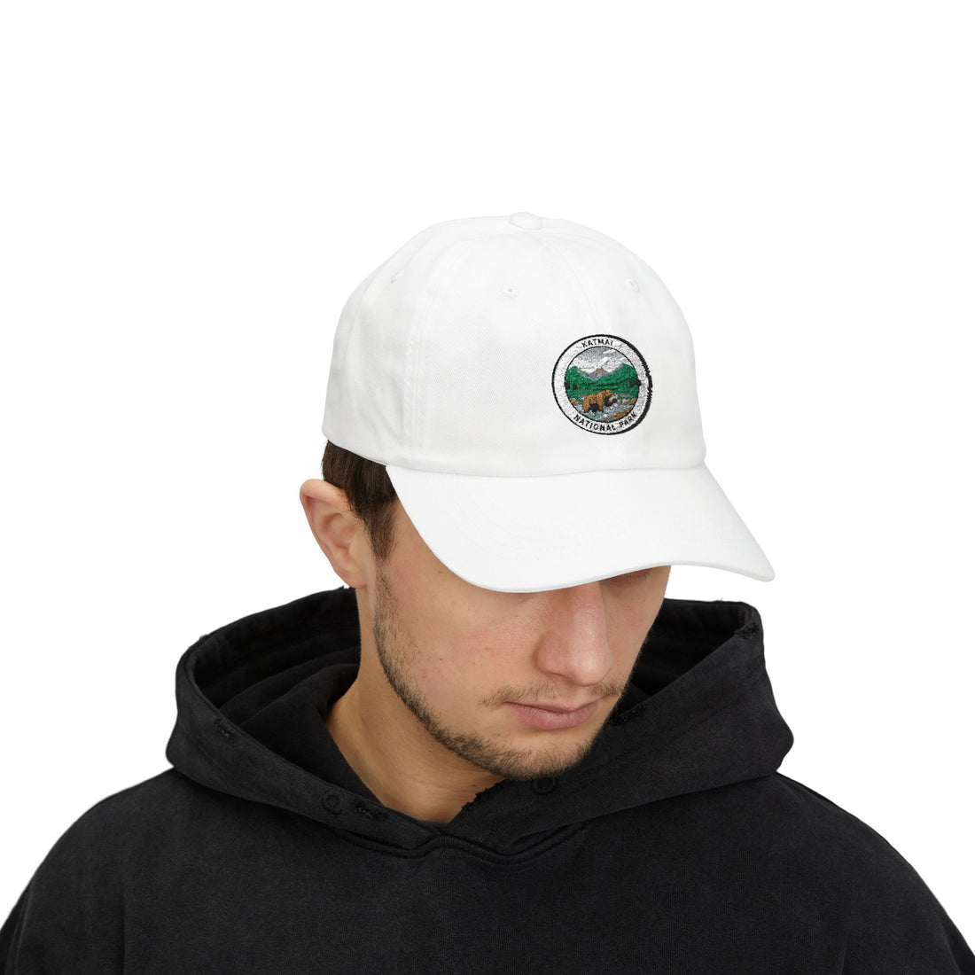 Katmai Mountain National Park patch Dad Cap | vintage hiking outdoors logo