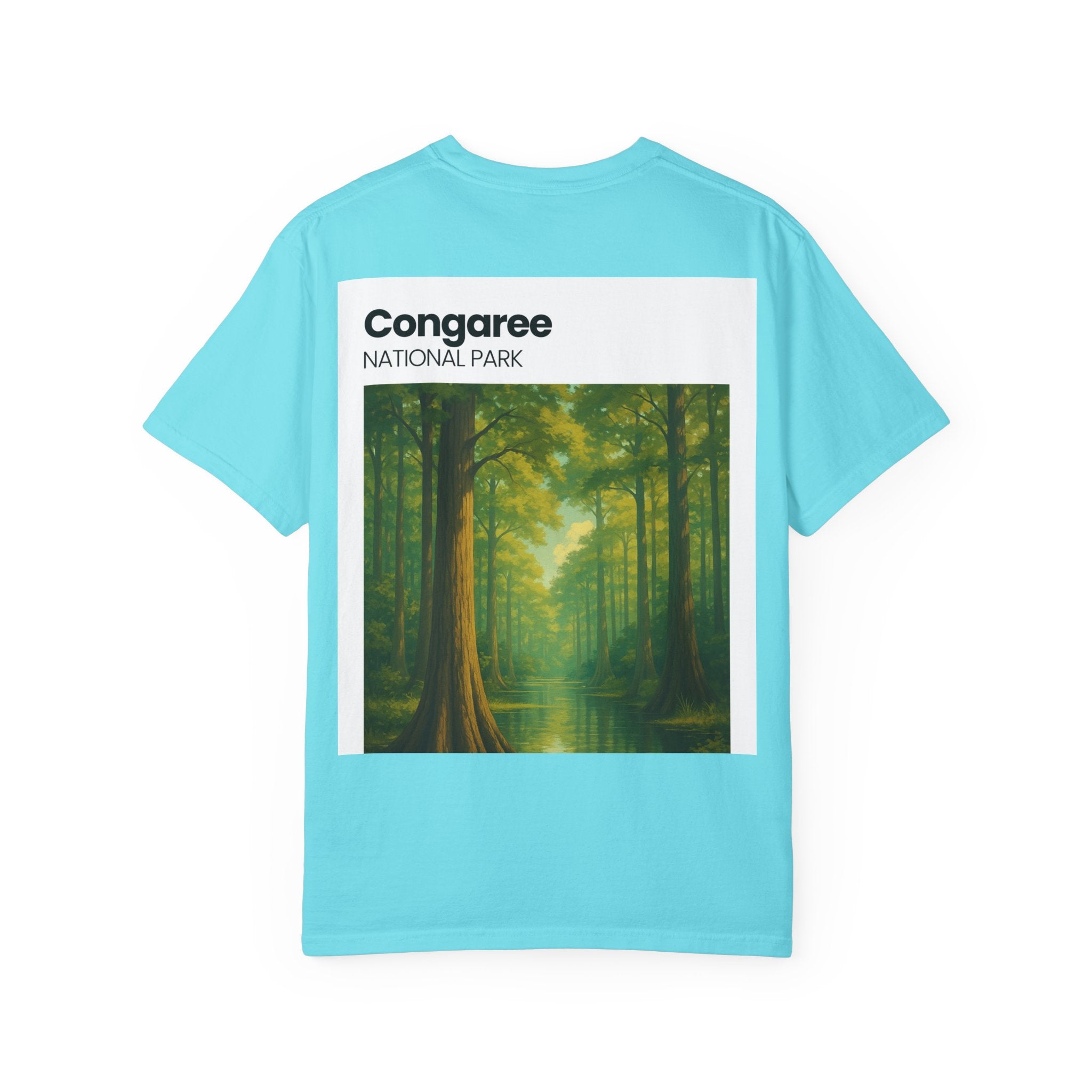 Congaree National Park forest scene T-shirt | swamp cypress nature tee