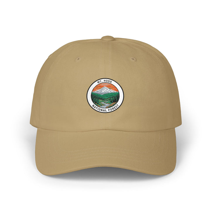Mountain Hood National Forest Patch Dad Cap | Outdoor Hiking Patch Cap