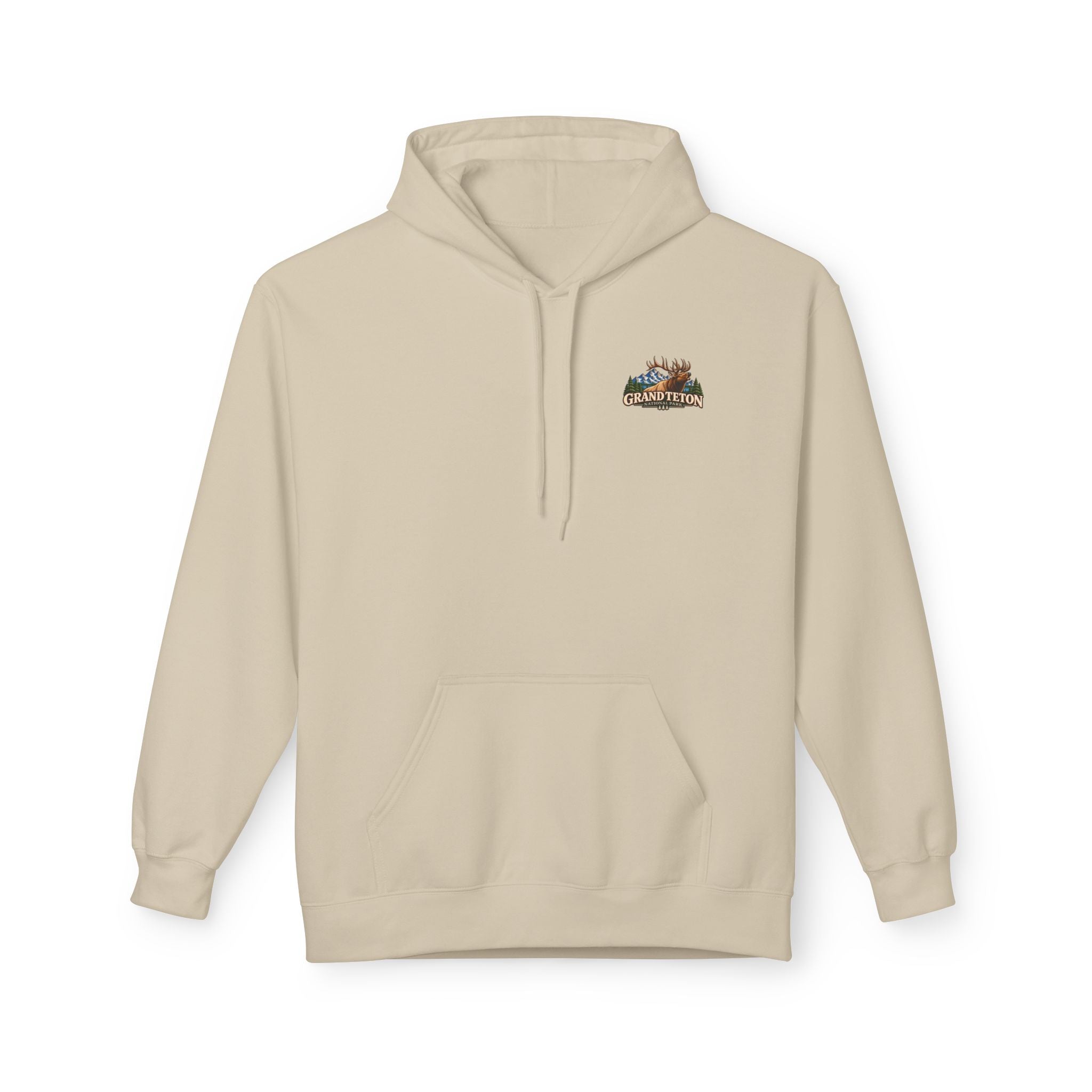 Grand Teton National Park Elk Graphic Hoodie