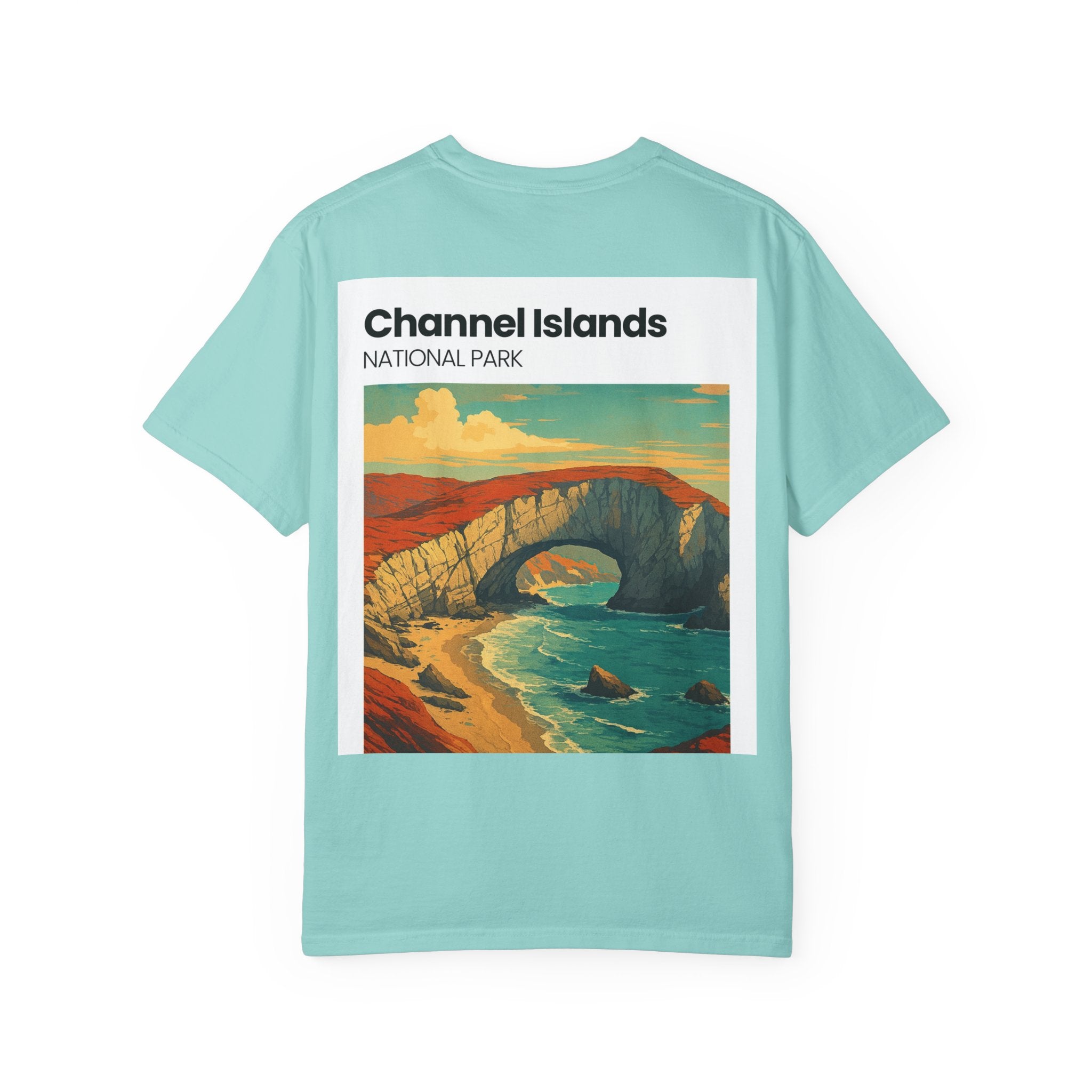 Channel Islands National Park Vintage Poster T-shirt | Coastal Landscape Tee