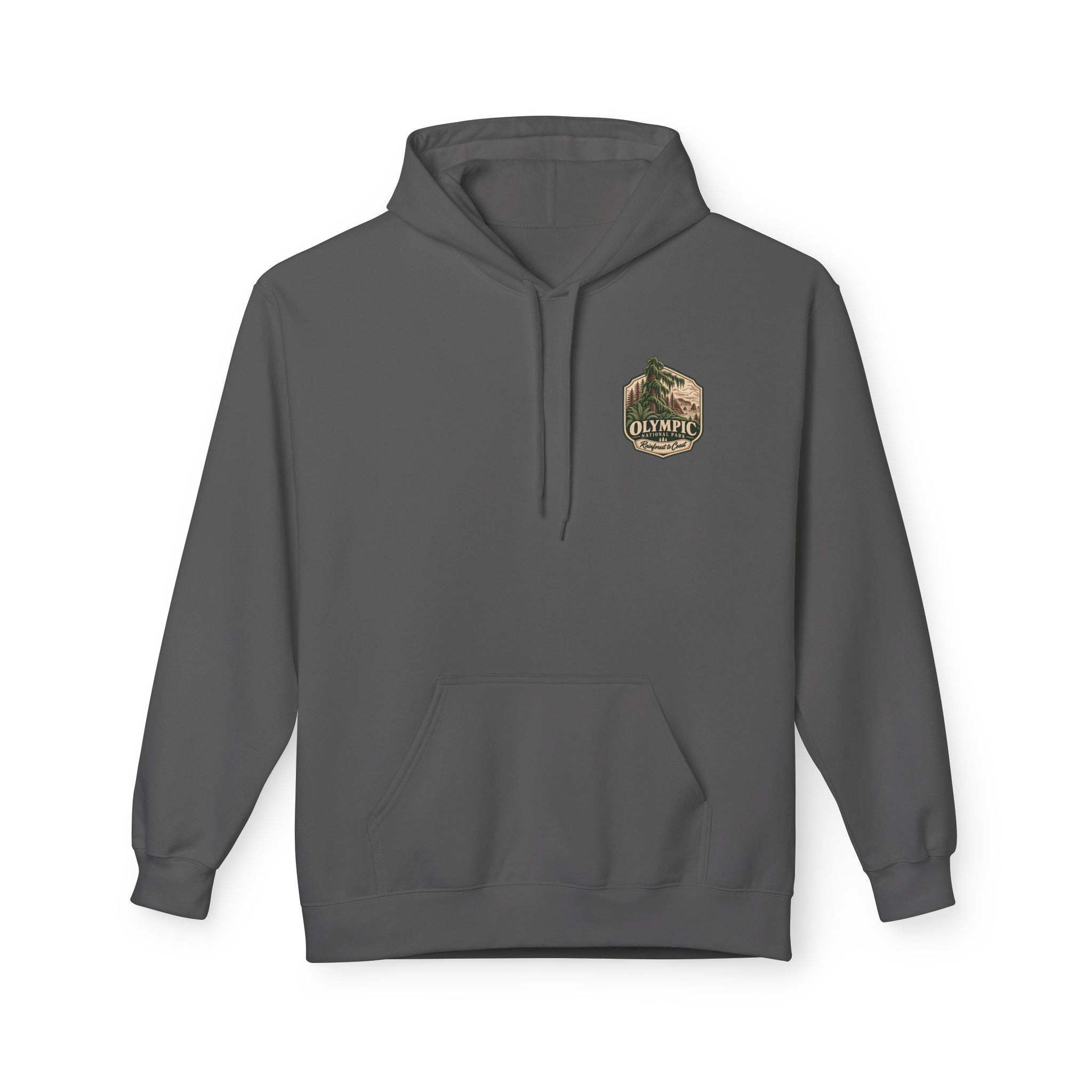 Olympic National Park Hoh Rainforest Graphic Hoodie