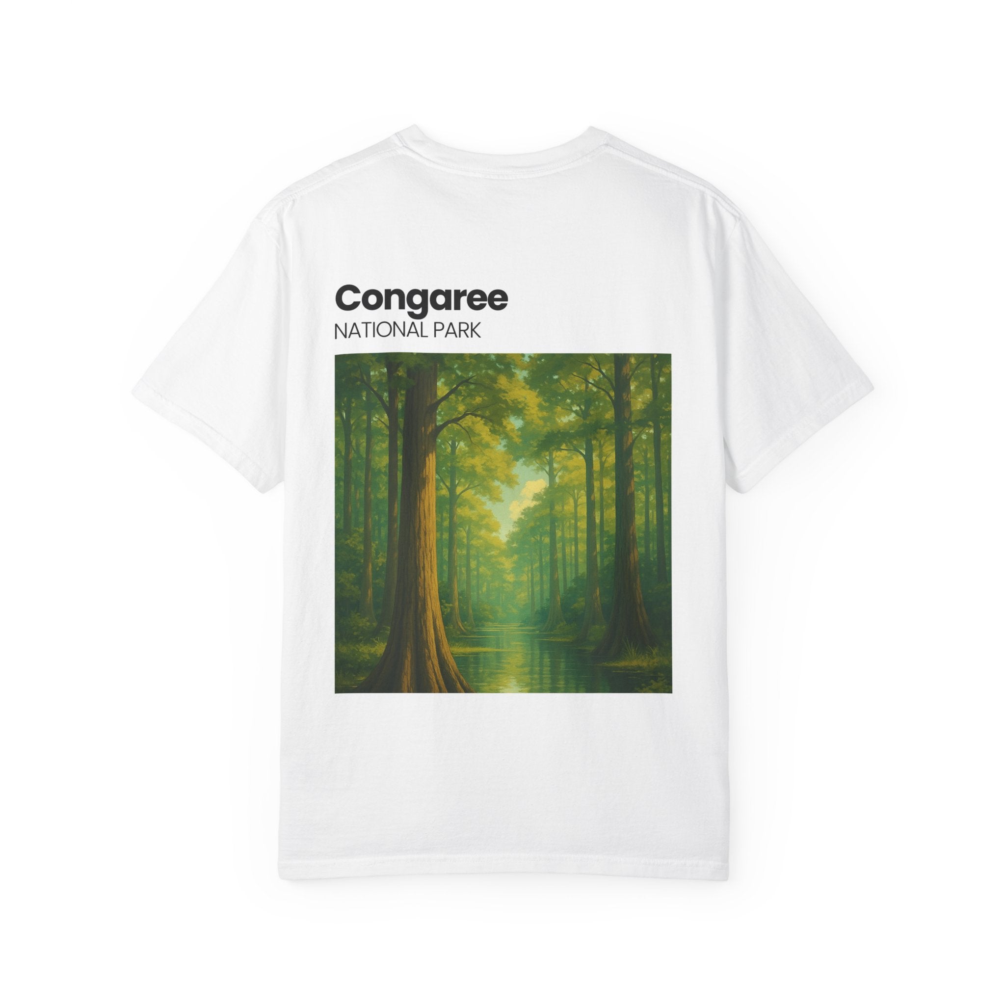 Congaree National Park forest scene T-shirt | swamp cypress nature tee