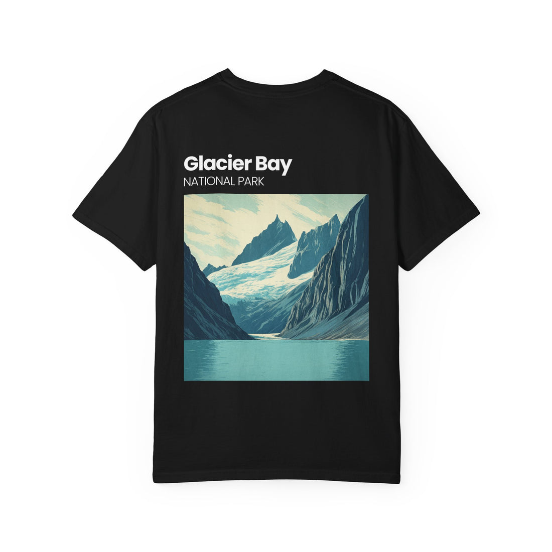 Glacier Bay National Park landscape T-shirt | Vintage mountain lake tee