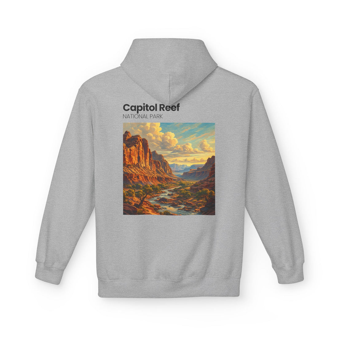Capitol Reef National Park landscape Hoodie | Utah canyon scenic pullover