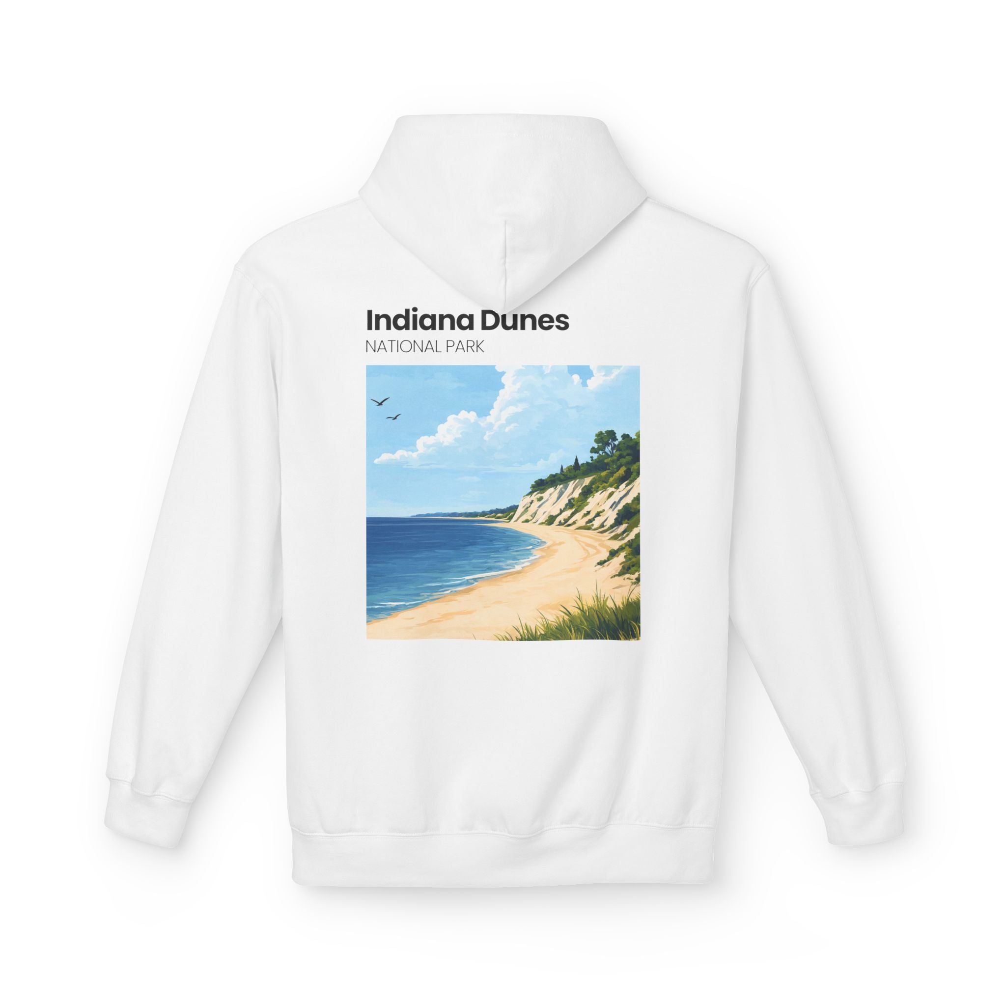 Indiana Dunes National Park Beach Hoodie | Vintage Travel Scenic Sweatshirt