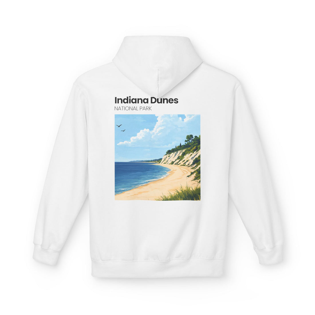 Indiana Dunes National Park Beach Hoodie | Vintage Travel Scenic Sweatshirt