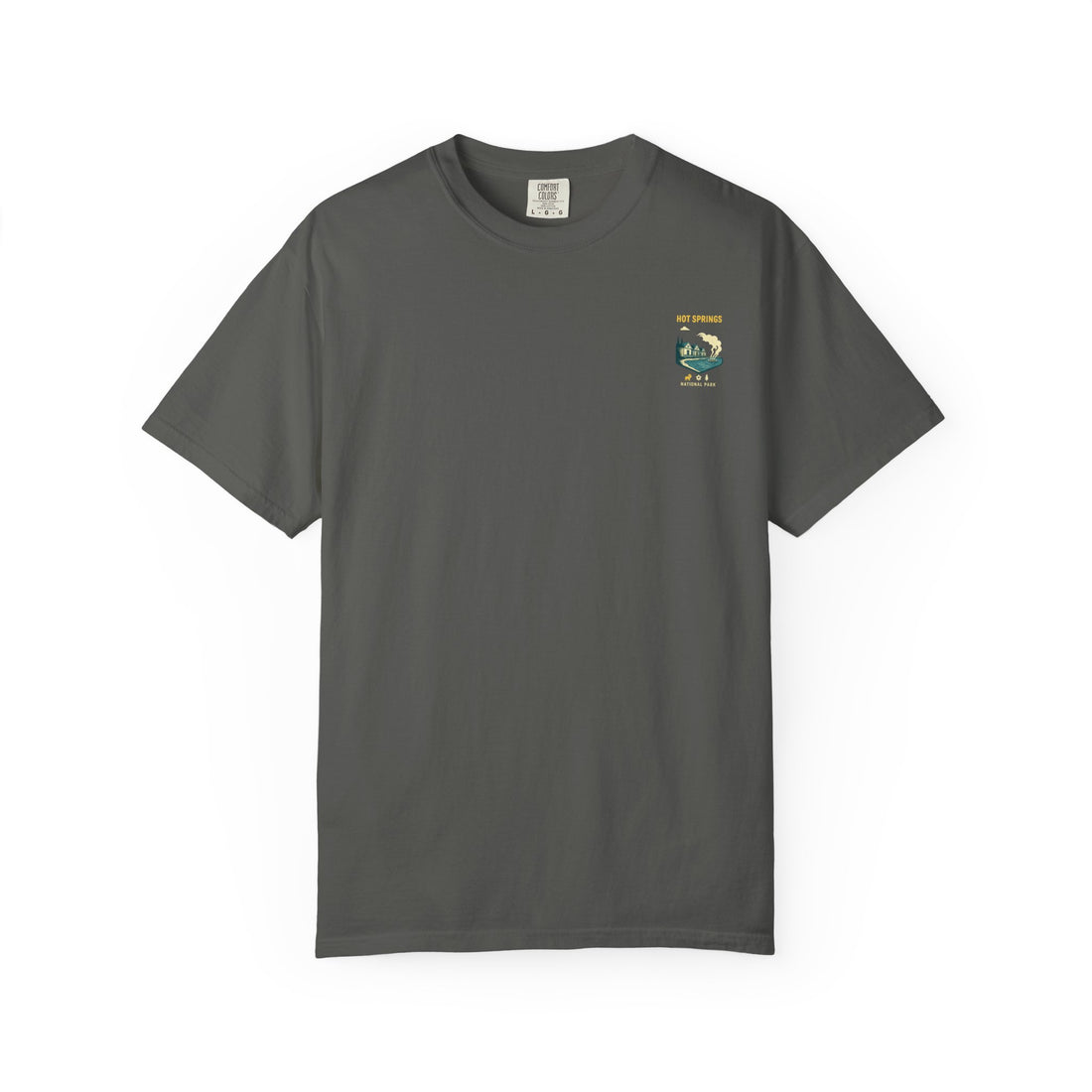 Hot Springs National Park graphic T-shirt | Scenic Hot Spring Illustration
