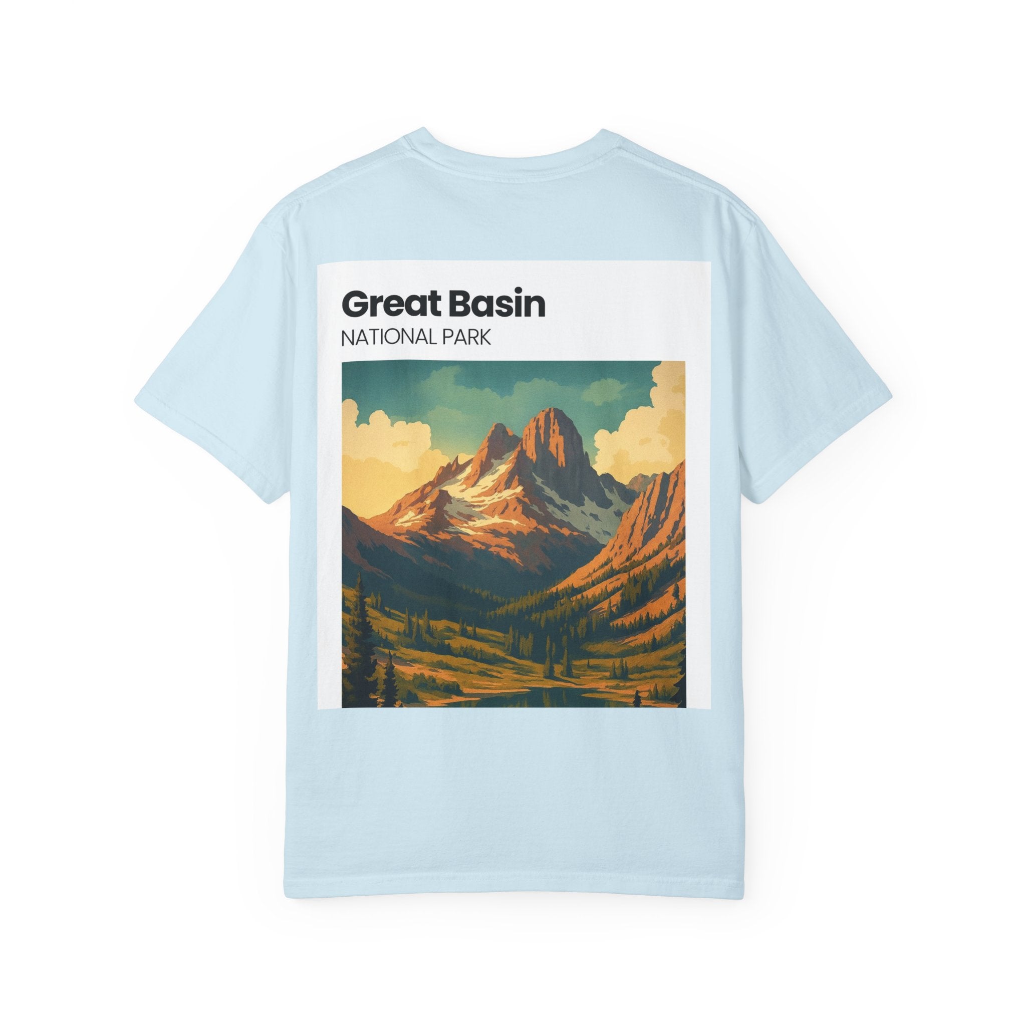 Great Basin National Park Landscape T-Shirt | Mountain Vintage Poster Tee