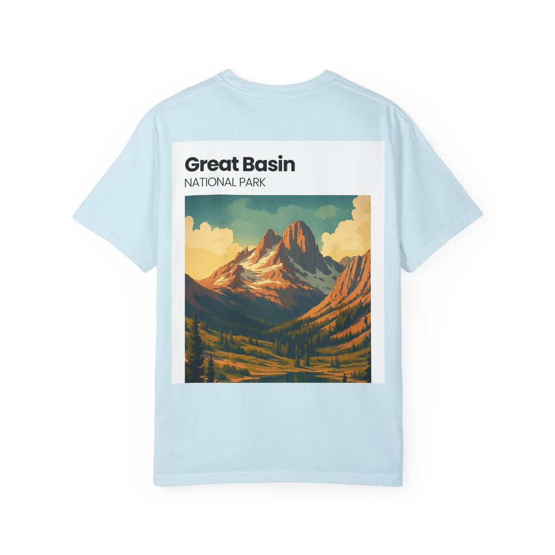 Great Basin National Park Landscape T-Shirt | Mountain Vintage Poster Tee