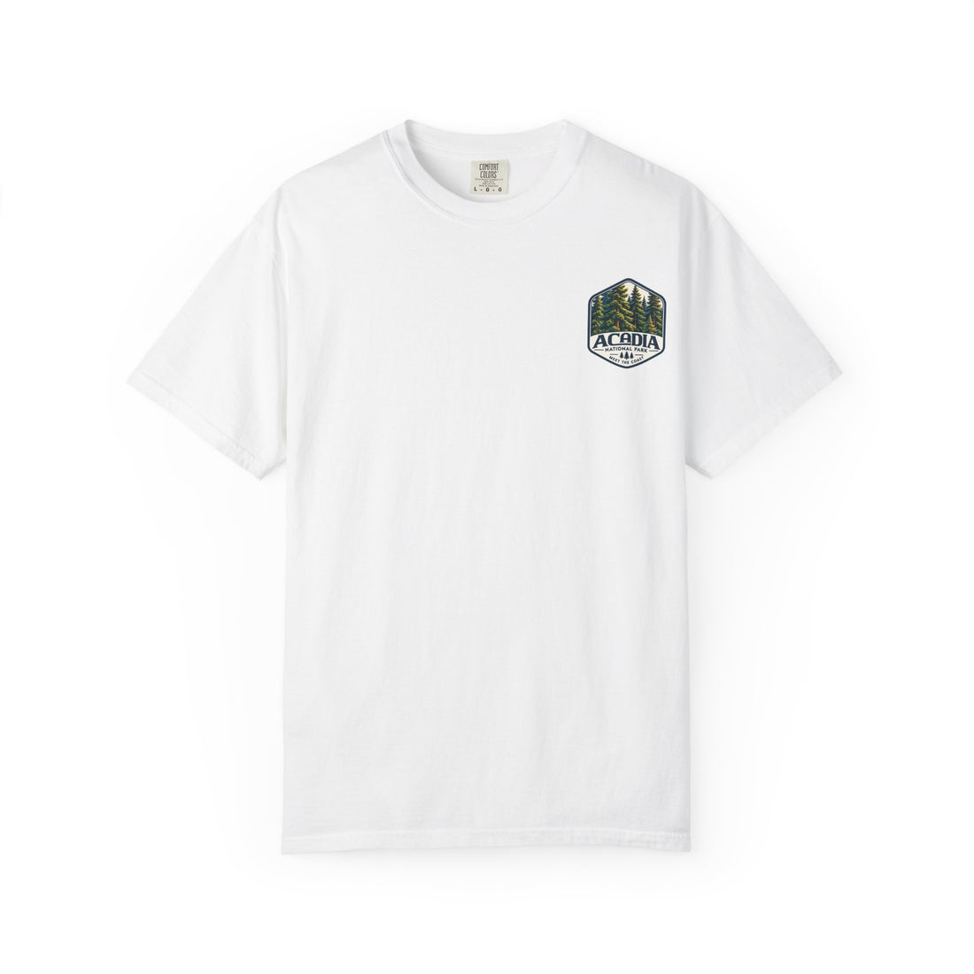 Acadia National Park Pine Trees Graphic T-Shirt