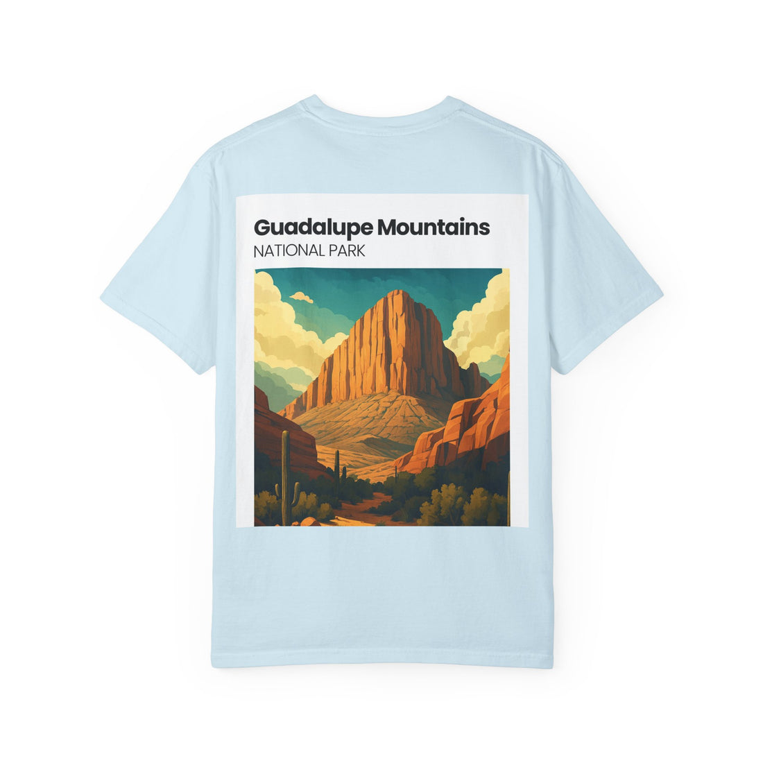 Guadalupe Mountains National Park T-Shirt | Desert Landscape Poster Tee