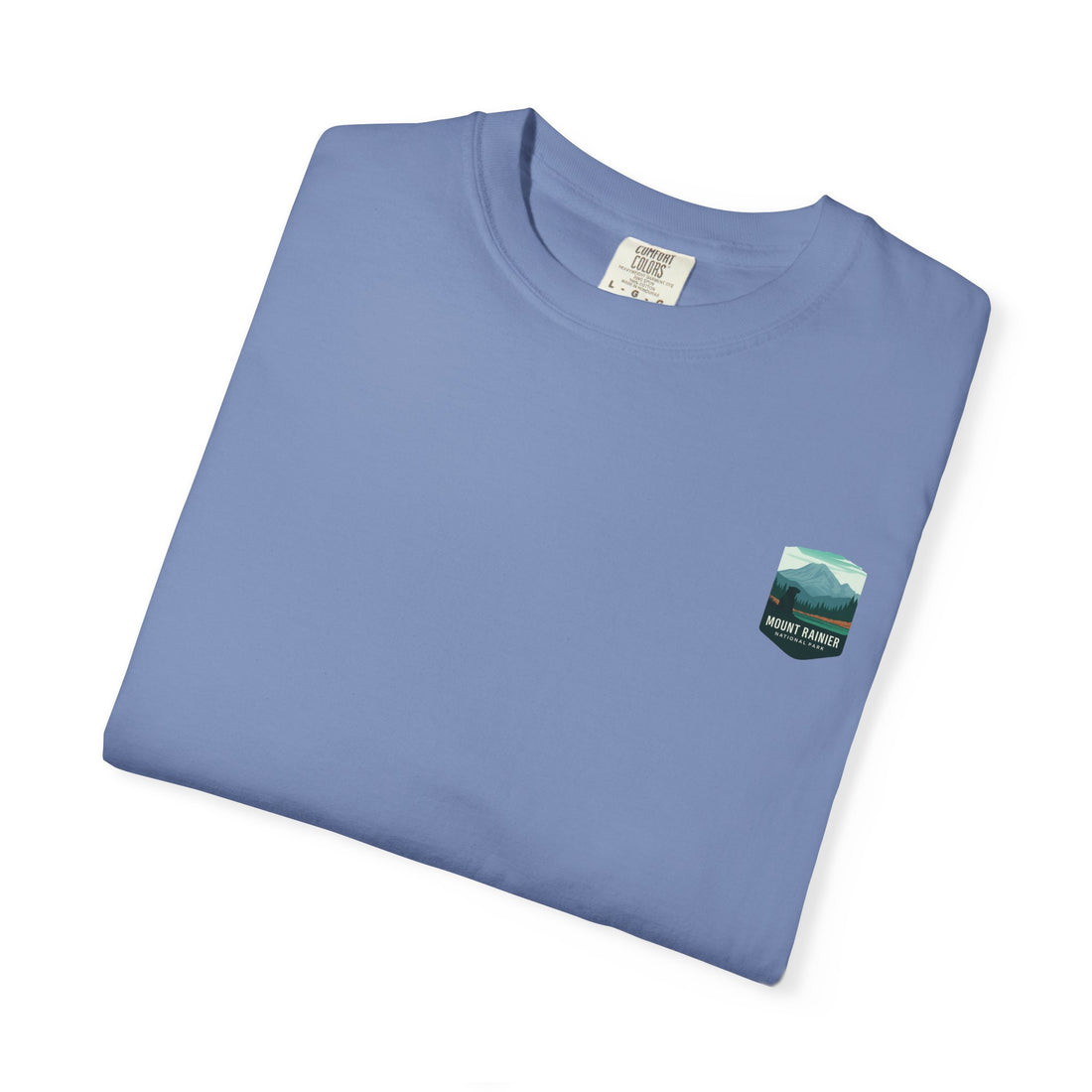 Mount Rainier National Park Poster T-Shirt | Vintage Landscape Graphic