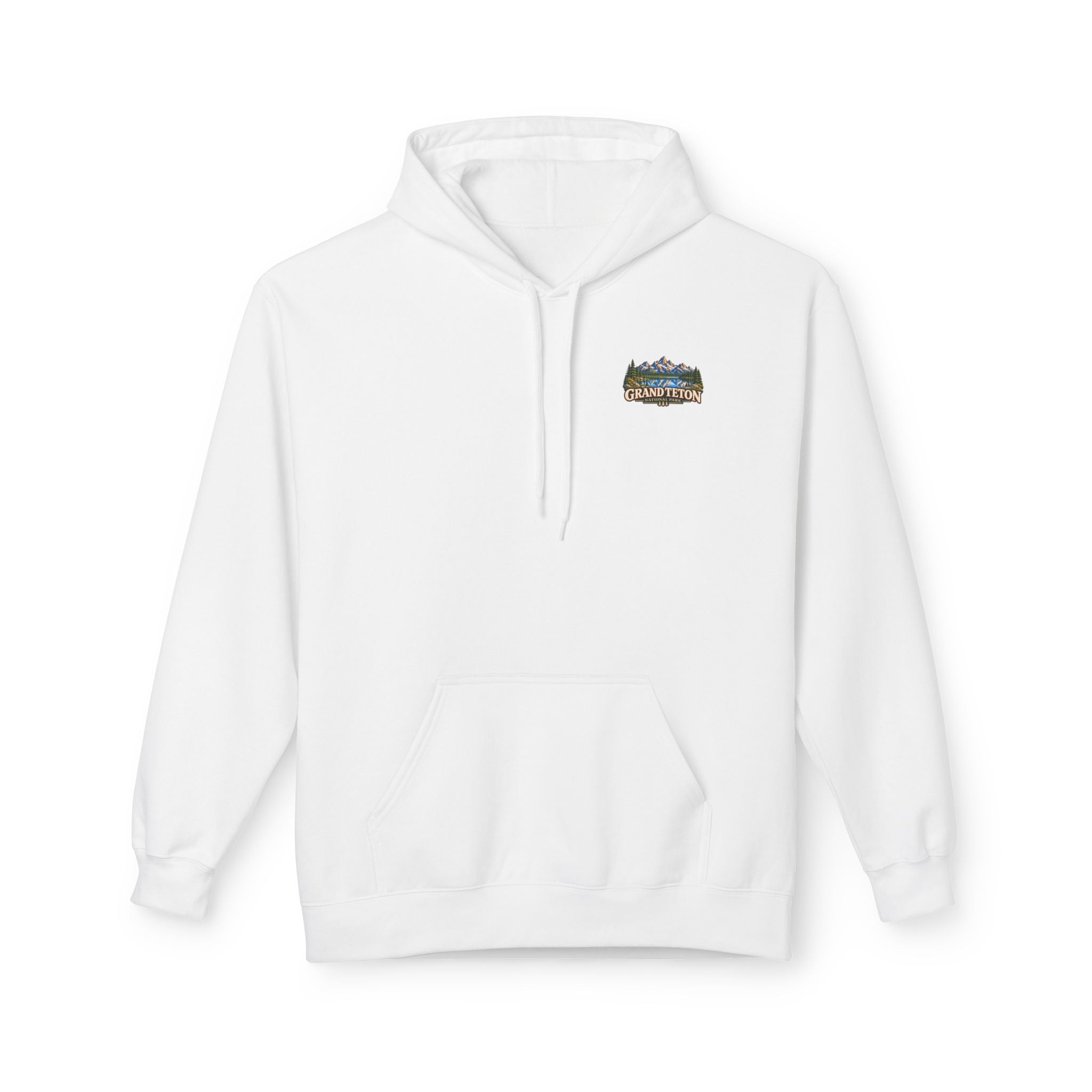Grand Teton National Park Lake Reflection Graphic Hoodie