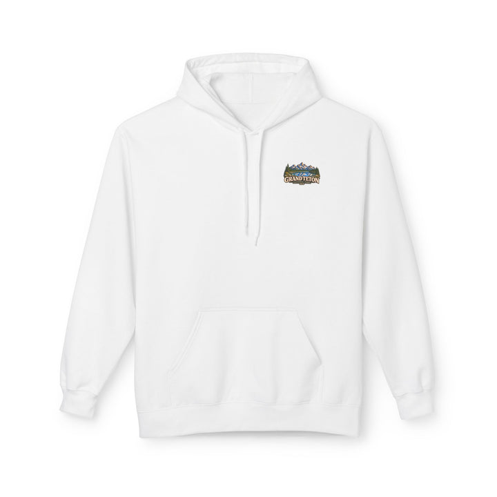 Grand Teton National Park Lake Reflection Graphic Hoodie