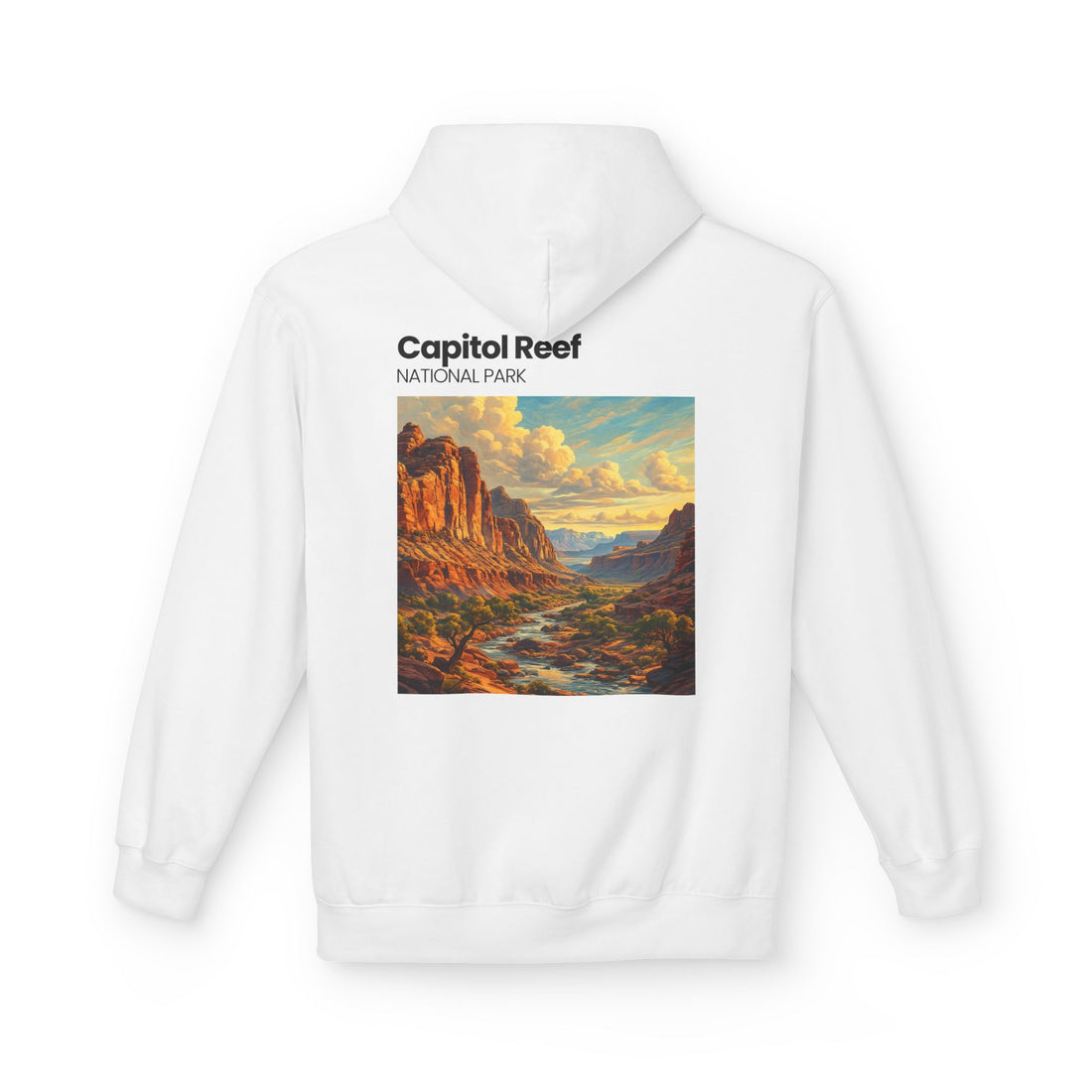 Capitol Reef National Park landscape Hoodie | Utah canyon scenic pullover