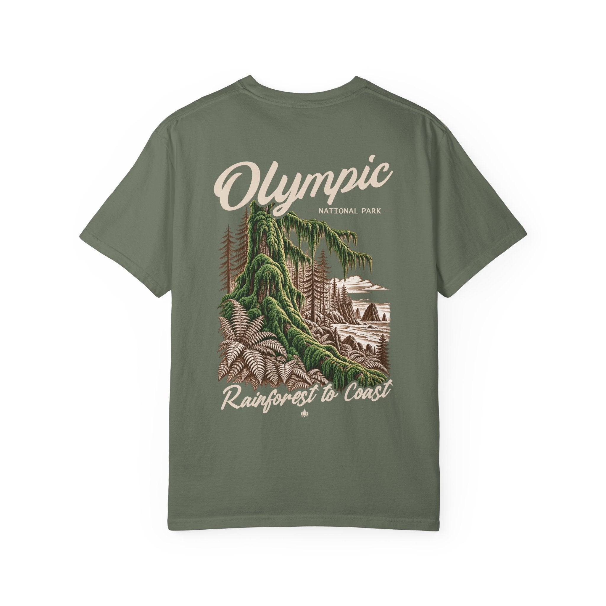 Olympic National Park Hoh rainforest Graphic T-Shirt