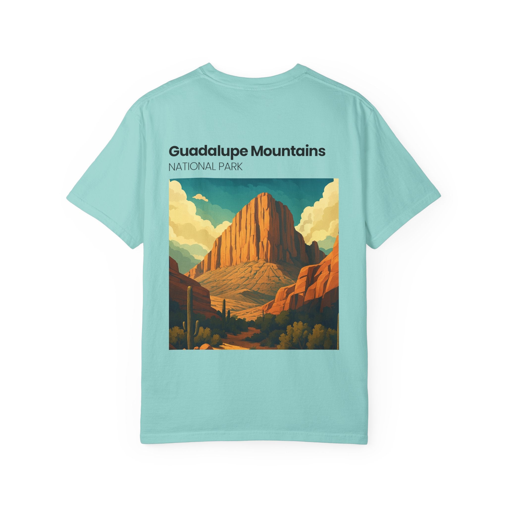 Guadalupe Mountains National Park T-Shirt | Desert Landscape Poster Tee