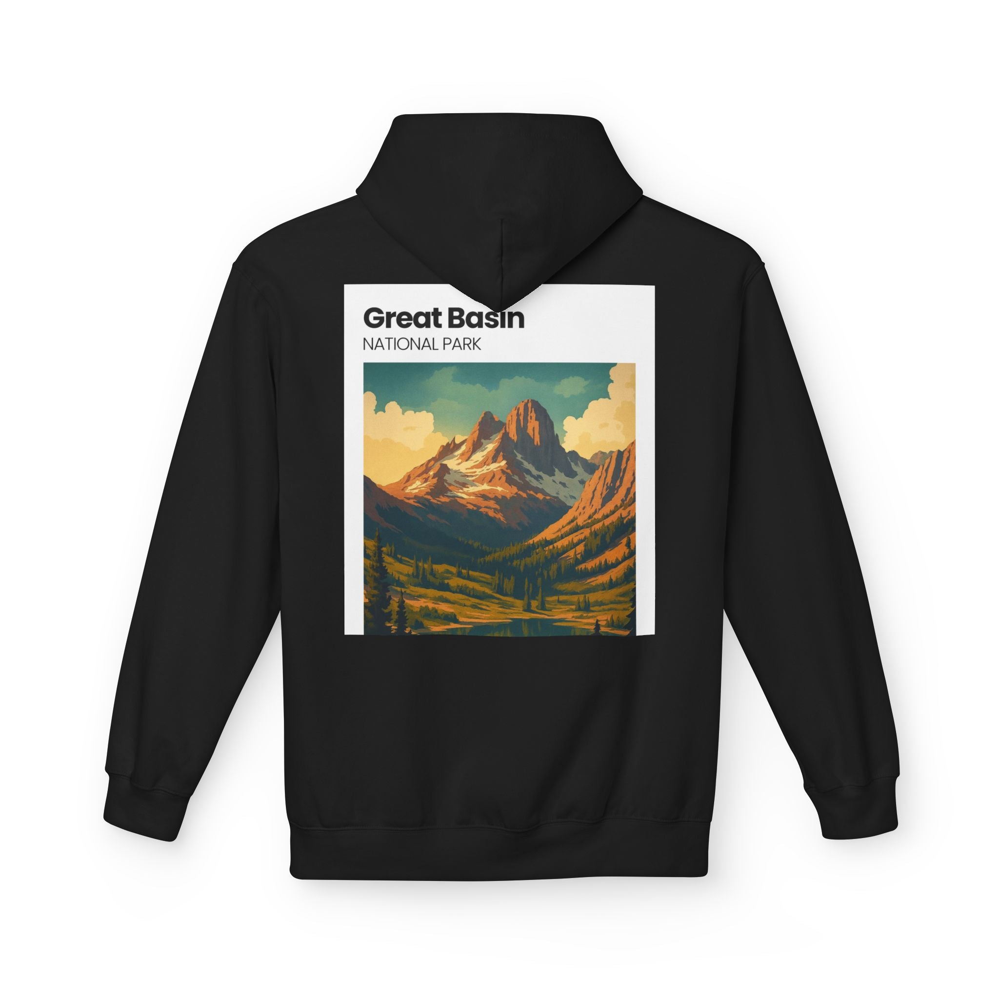 Great Basin National Park Hoodie | Vintage Landscape Pullover