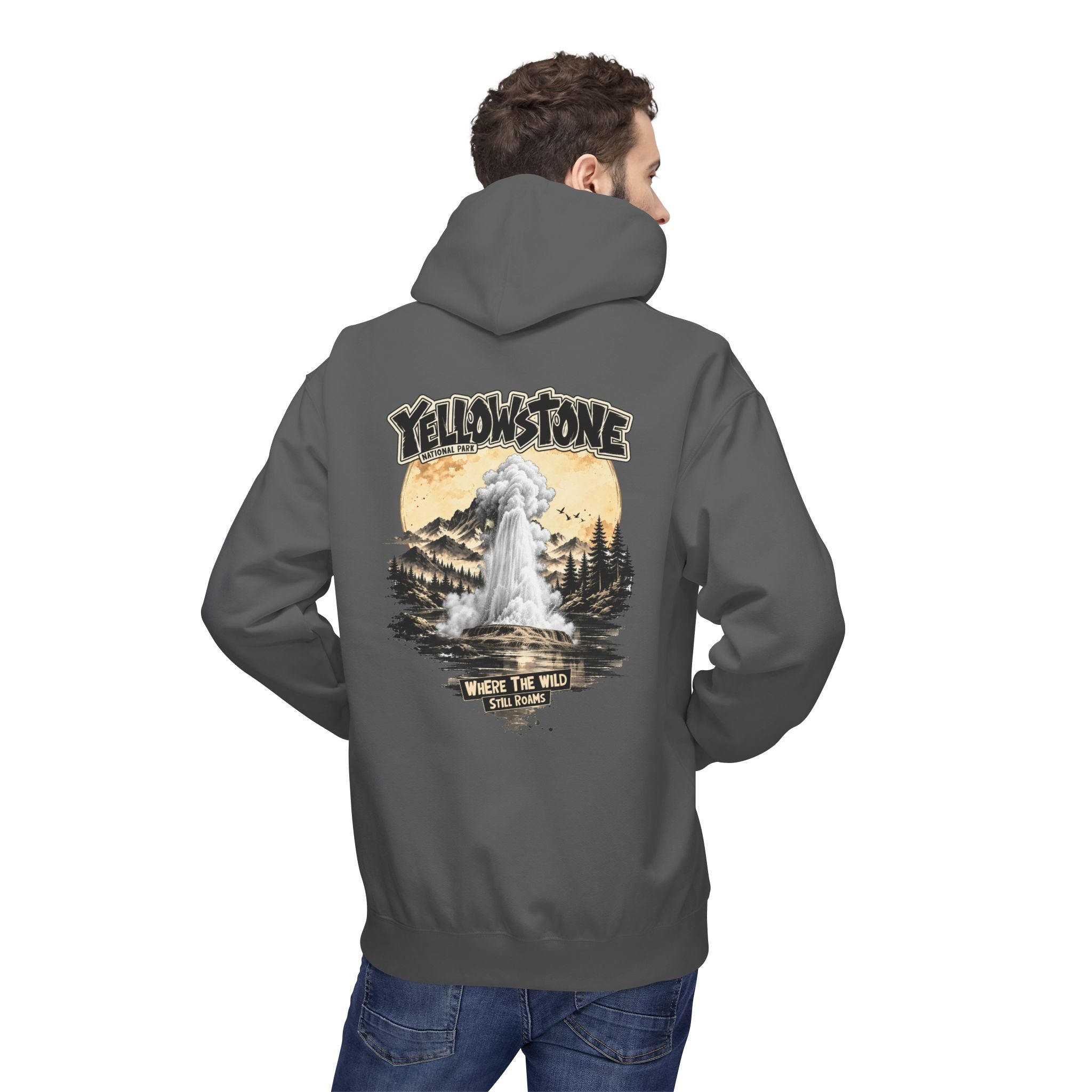 Yellowstone Old Faithful – Where the Wild Still Roams Hoodie