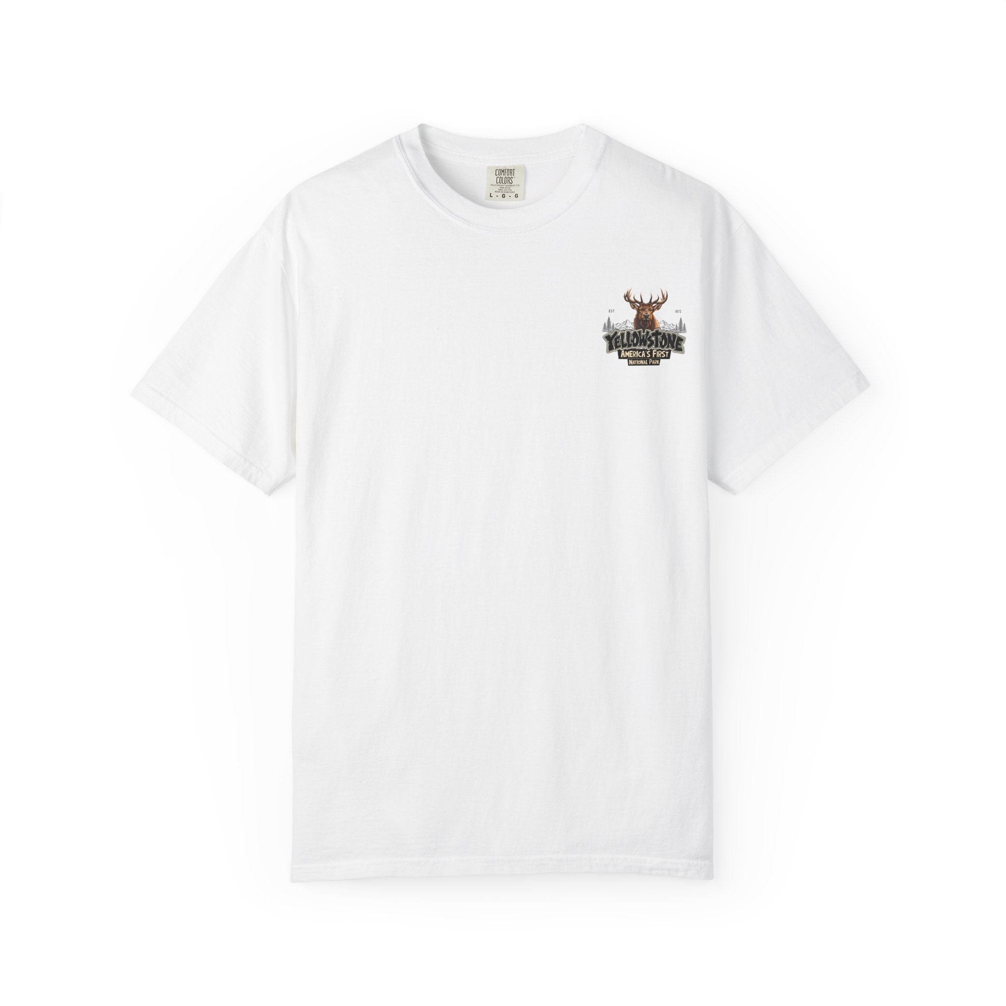 Yellowstone Elk – Where the Wild Still Roams T-Shirt Model1