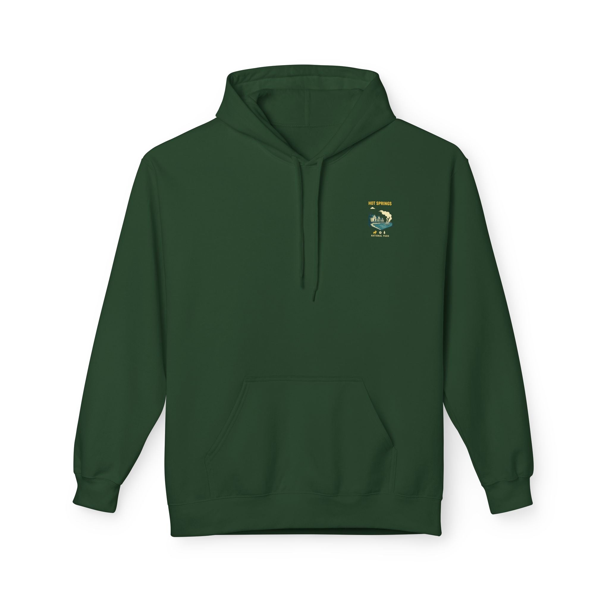 Hot Springs National Park Hoodie | Scenic Thermal Pool Illustration