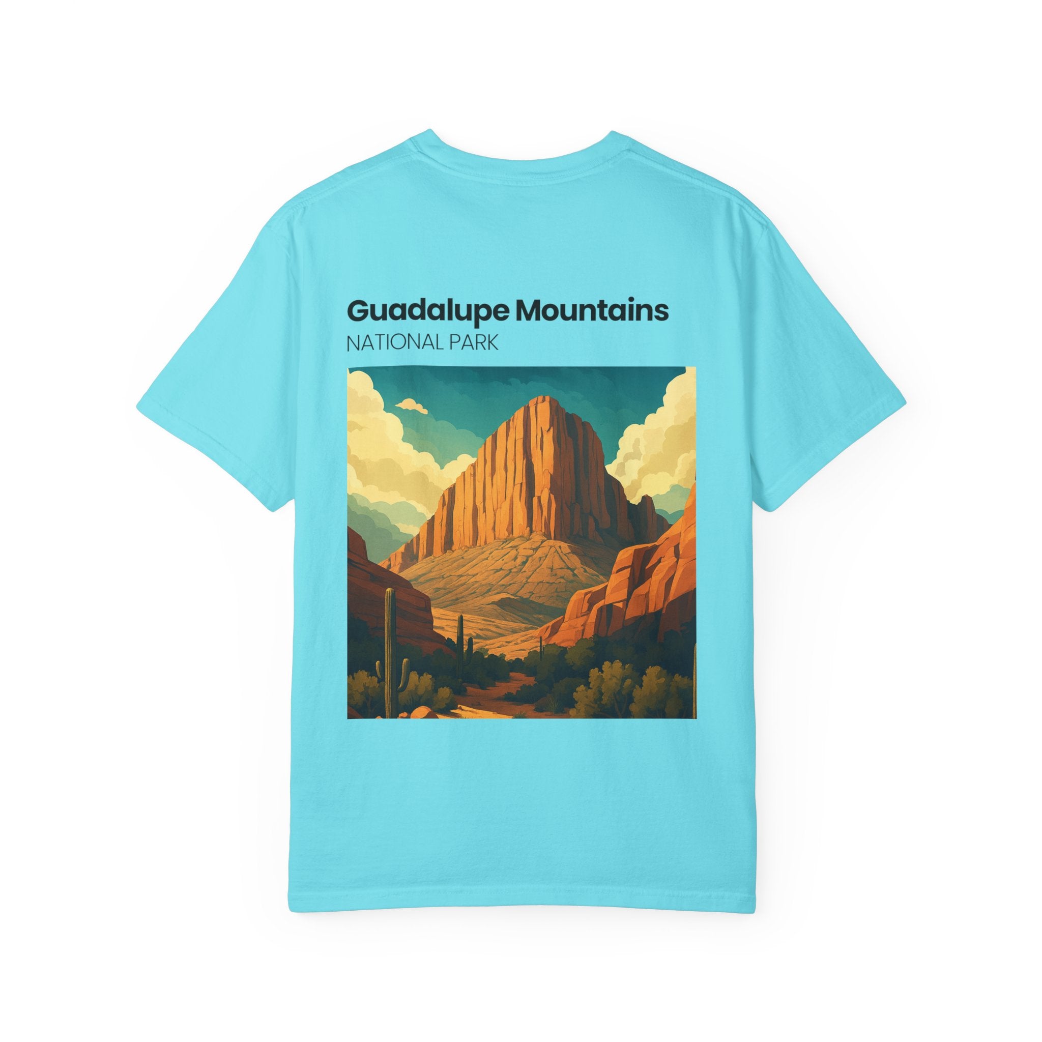 Guadalupe Mountains National Park T-Shirt | Desert Landscape Poster Tee