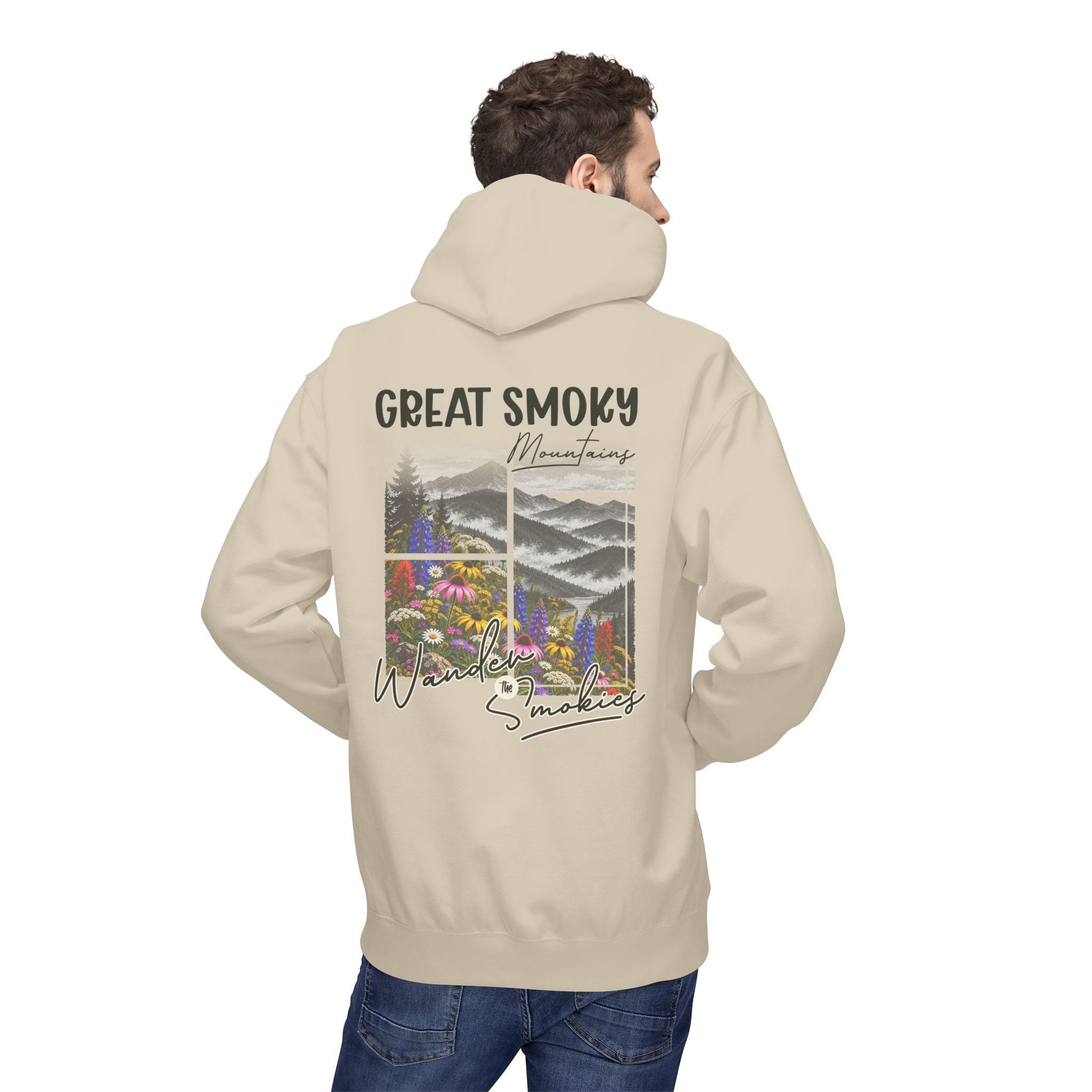 Great Smoky Mountains Wildflowers Graphic hoodie