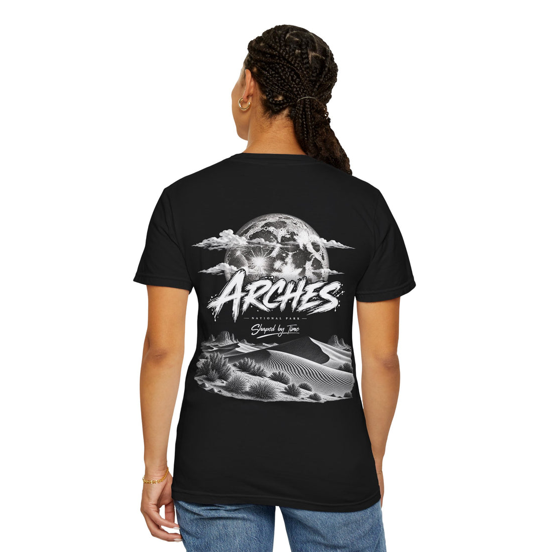 Arches National Park Desert Moon Graphic T-Shirt