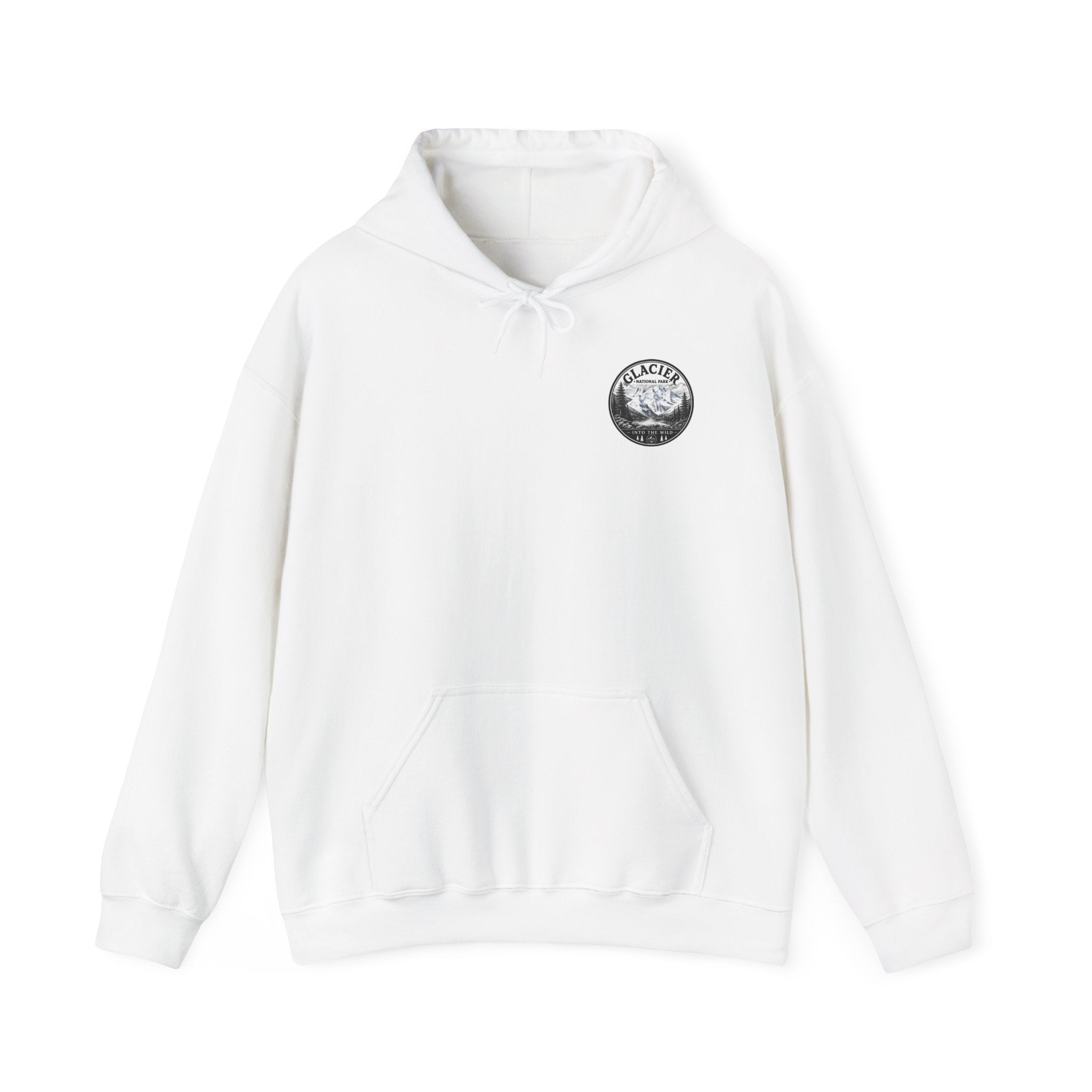 Glacier National Park Snowy Peaks Hoodie1
