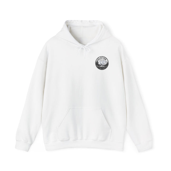 Glacier National Park Snowy Peaks Hoodie1