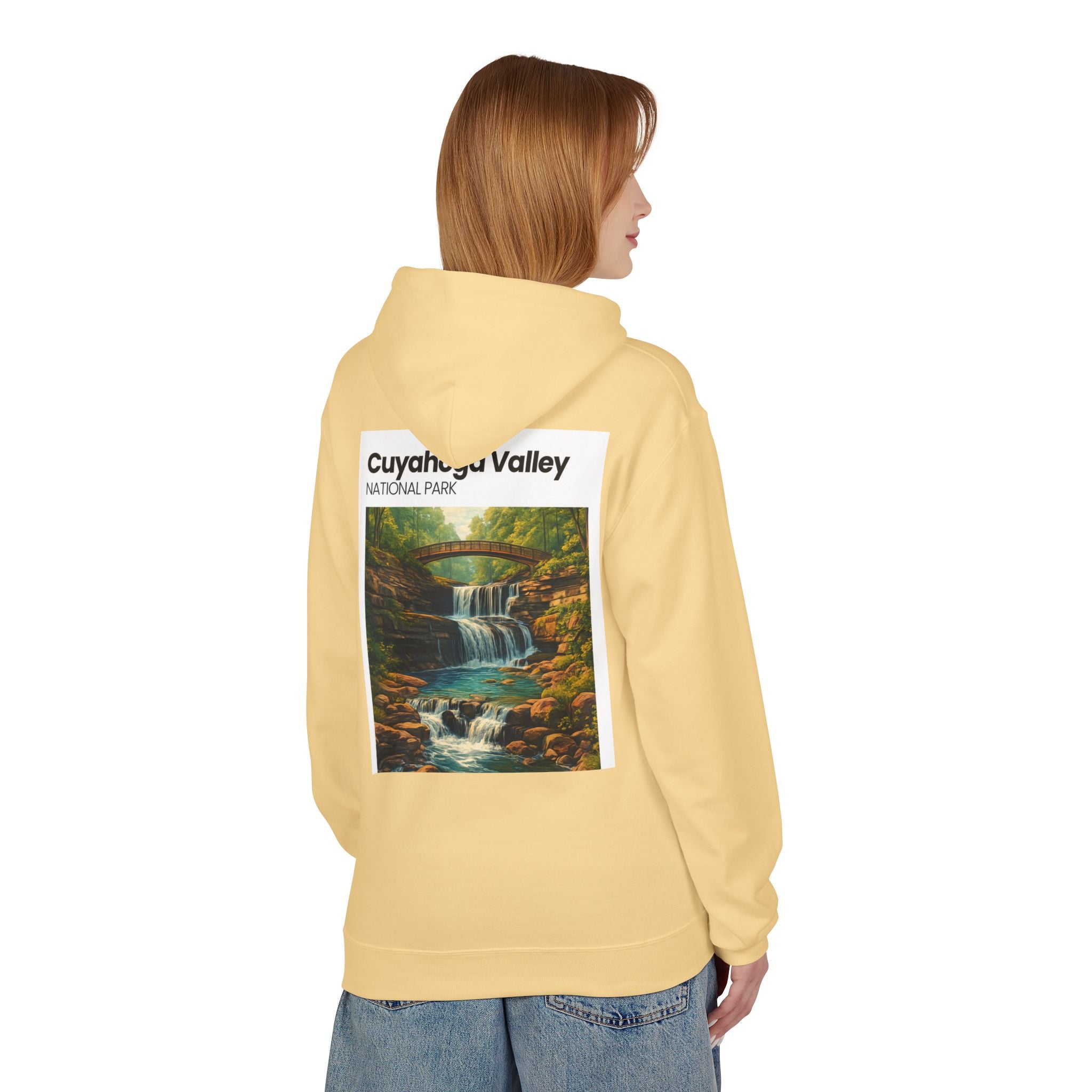 Cuyahoga Valley Waterfall Hoodie | National Park Nature Sweatshirt