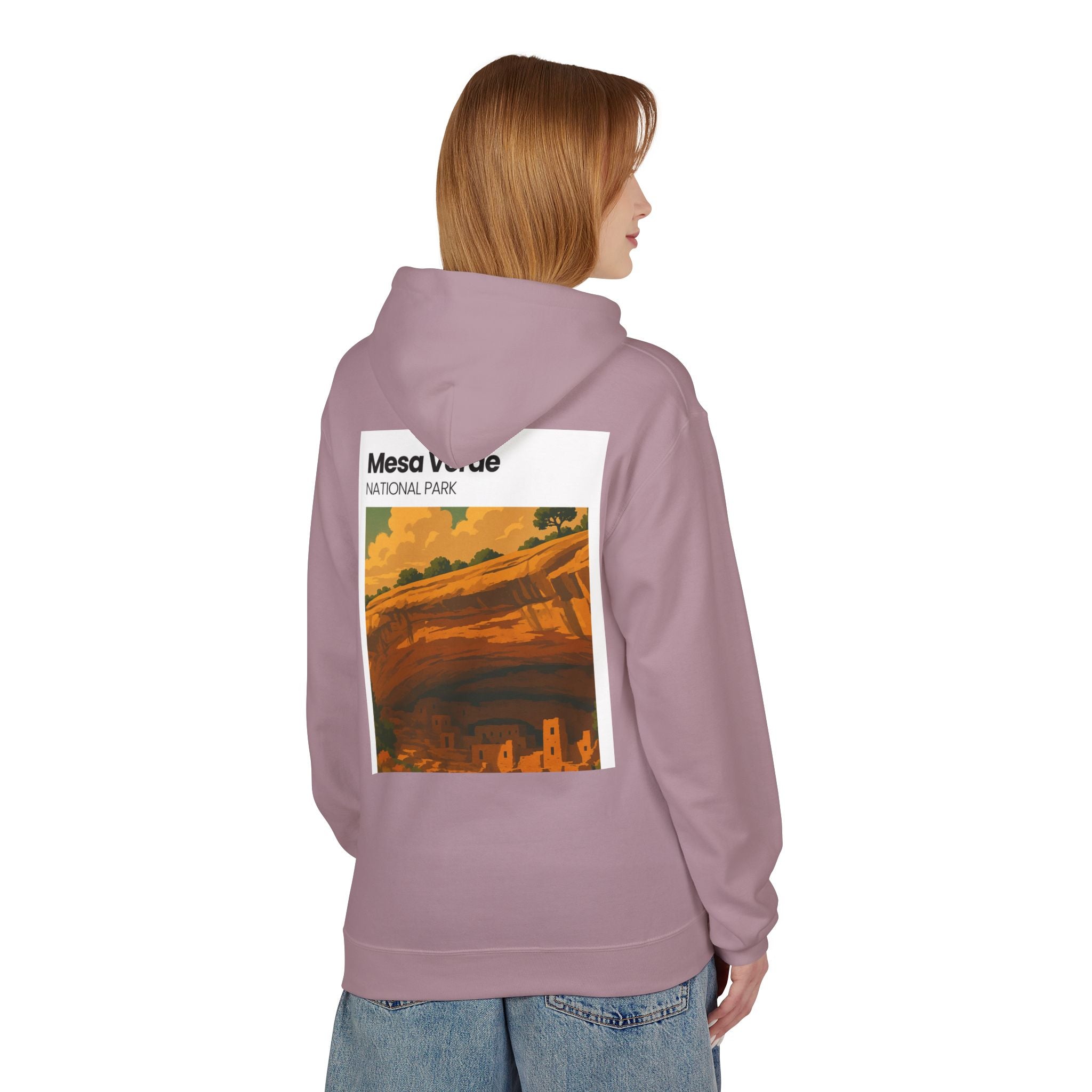 Mesa Verde National Park Hoodie | Cliff Dwelling Landscape Print