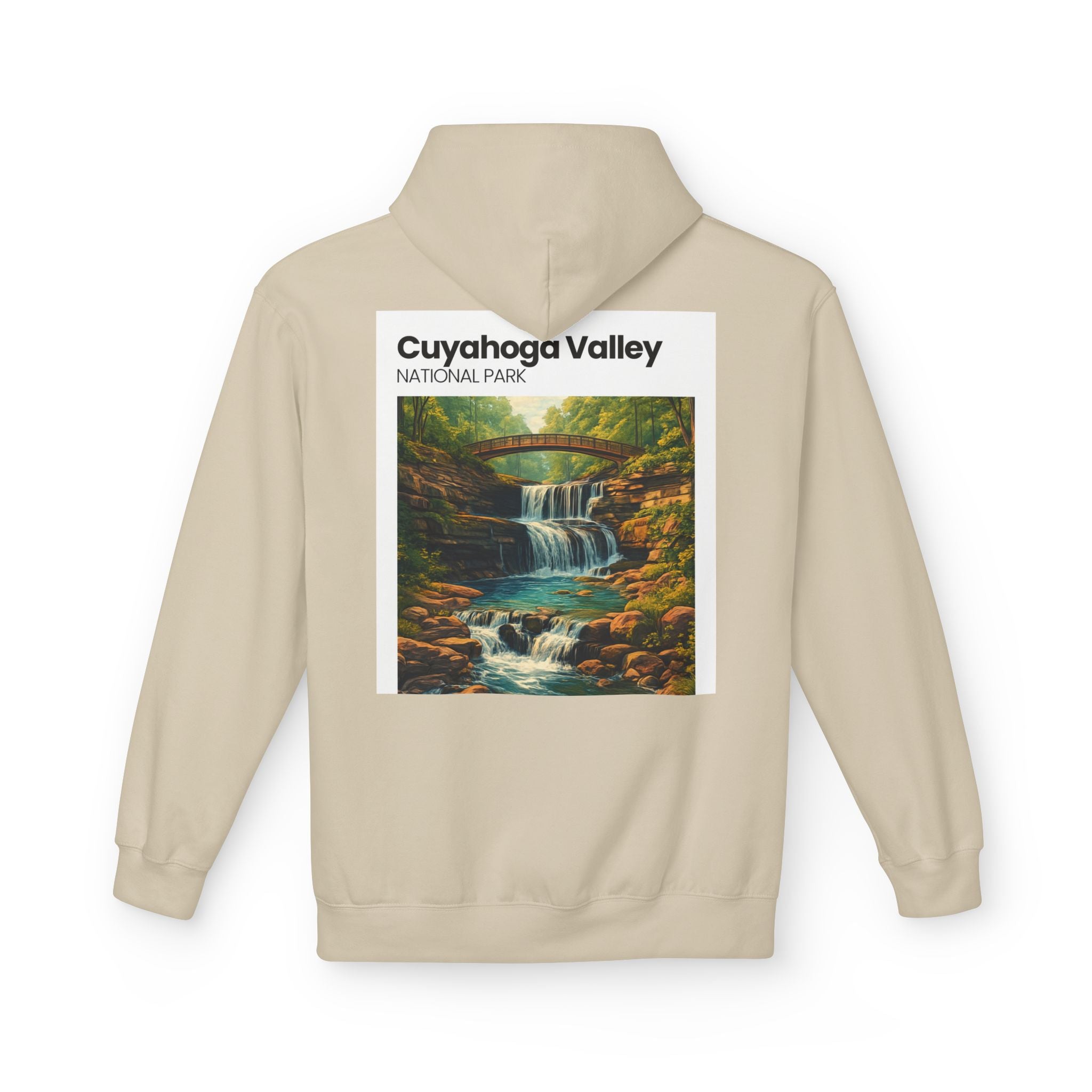 Cuyahoga Valley Waterfall Hoodie | National Park Nature Sweatshirt