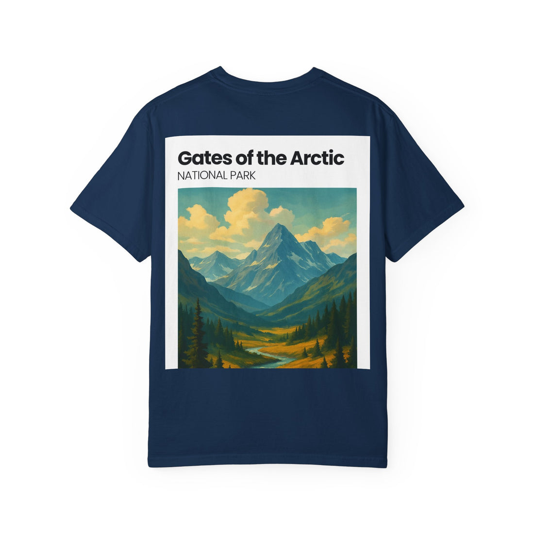 Gates of the Arctic Mountain Landscape T-shirt | National Park Poster Artwork
