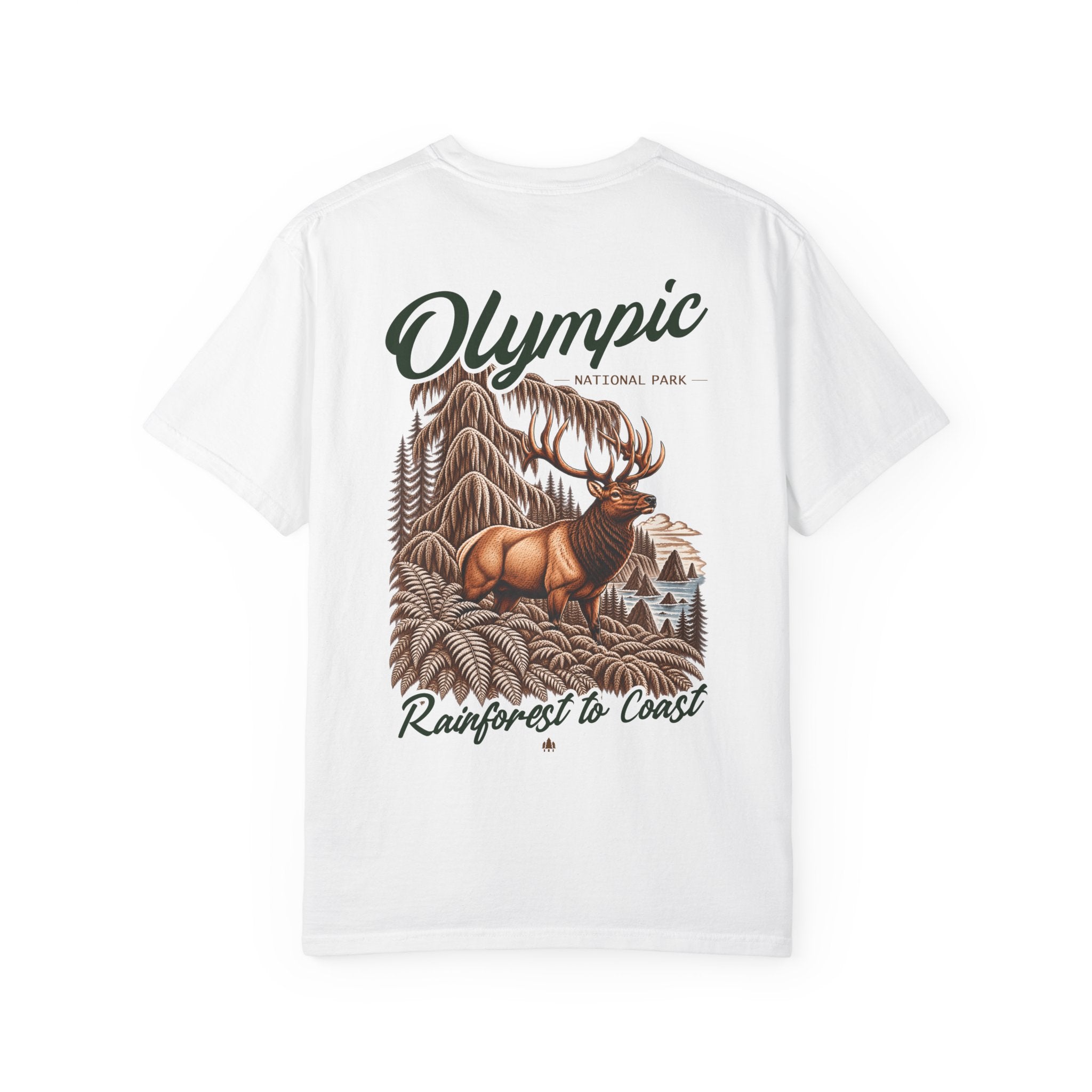 Olympic National Park Roosevelt Elk Graphic T-Shirt