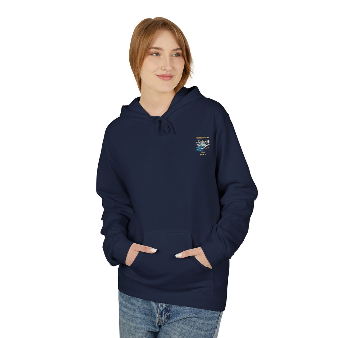 Wrangell–St. Elias National Park landscape Hoodie | Mountain river art