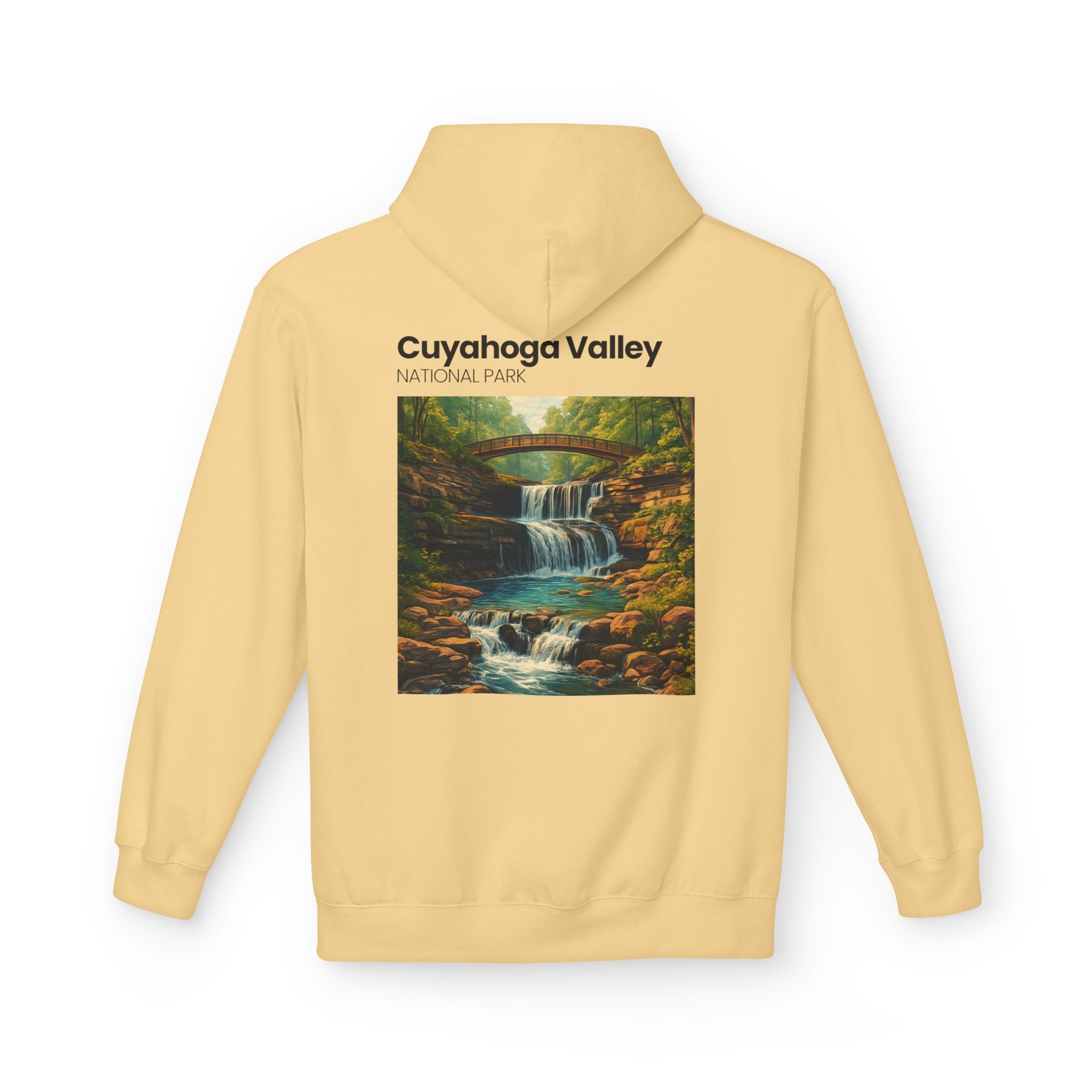 Cuyahoga Valley Waterfall Hoodie | National Park Nature Sweatshirt