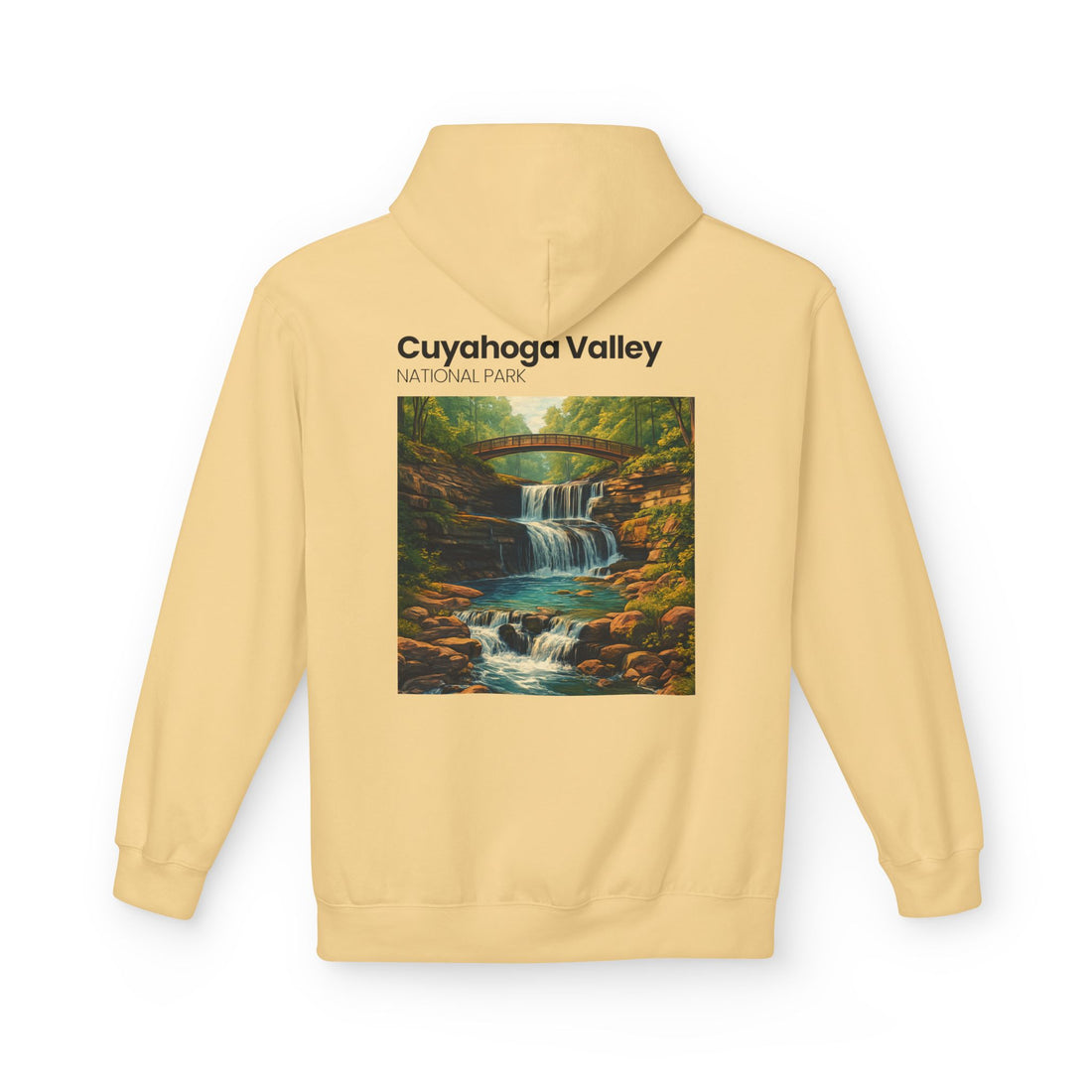 Cuyahoga Valley Waterfall Hoodie | National Park Nature Sweatshirt