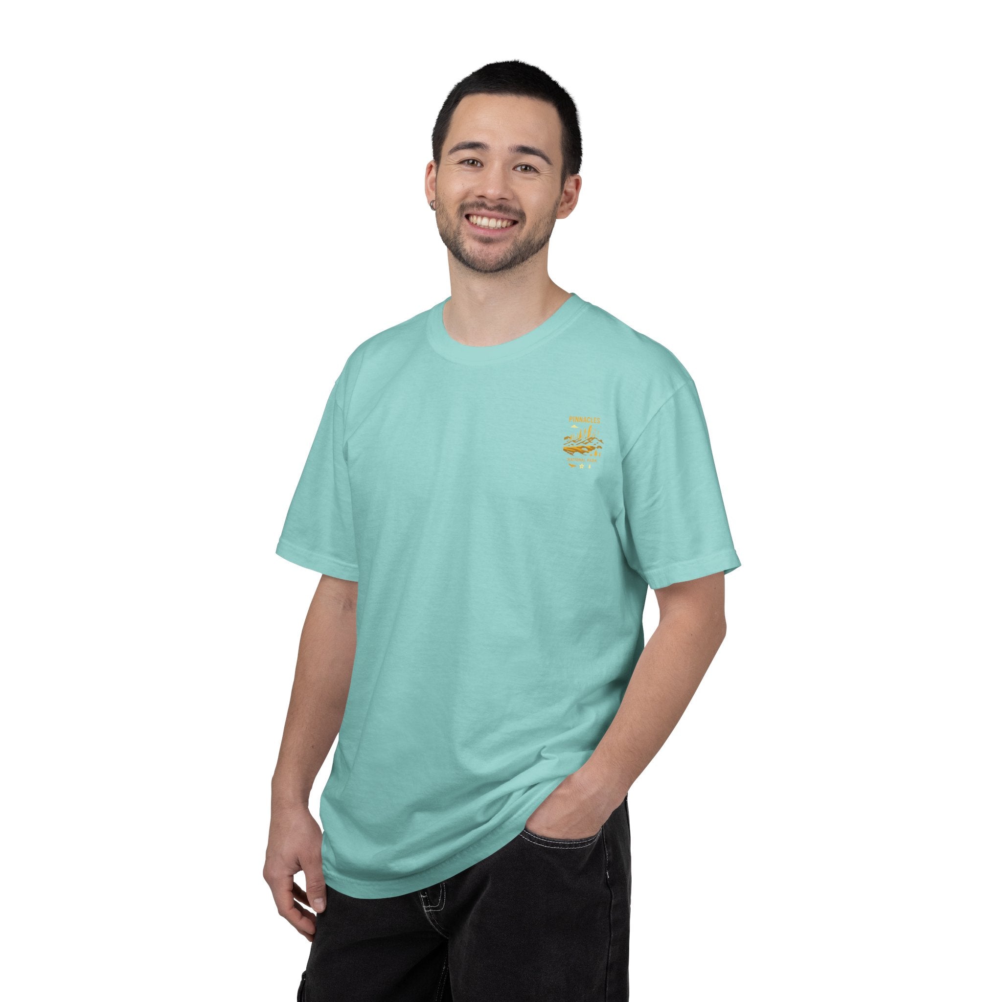Pinnacles National Park landscape T-Shirt | retro nature poster design