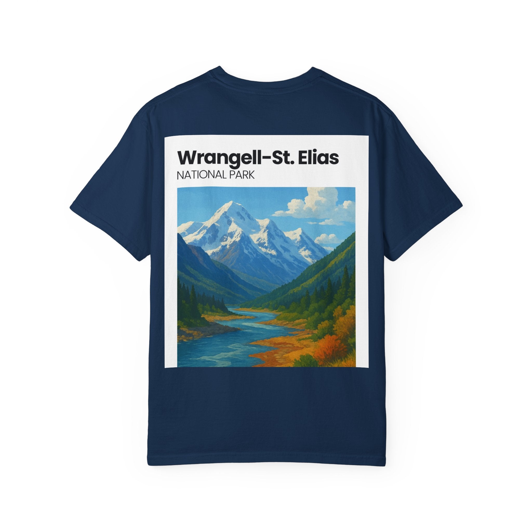 Wrangell-St. Elias National Park landscape T-Shirt | Mountain scenic tee