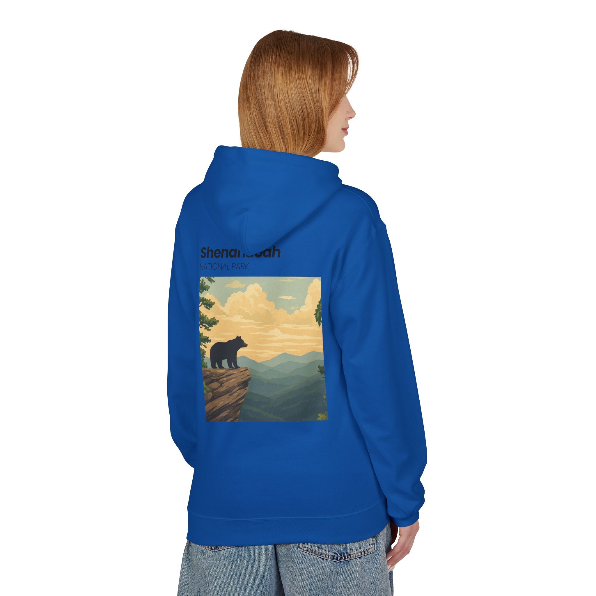 Shenandoah National Park Bear Hoodie | Vintage Travel Poster style