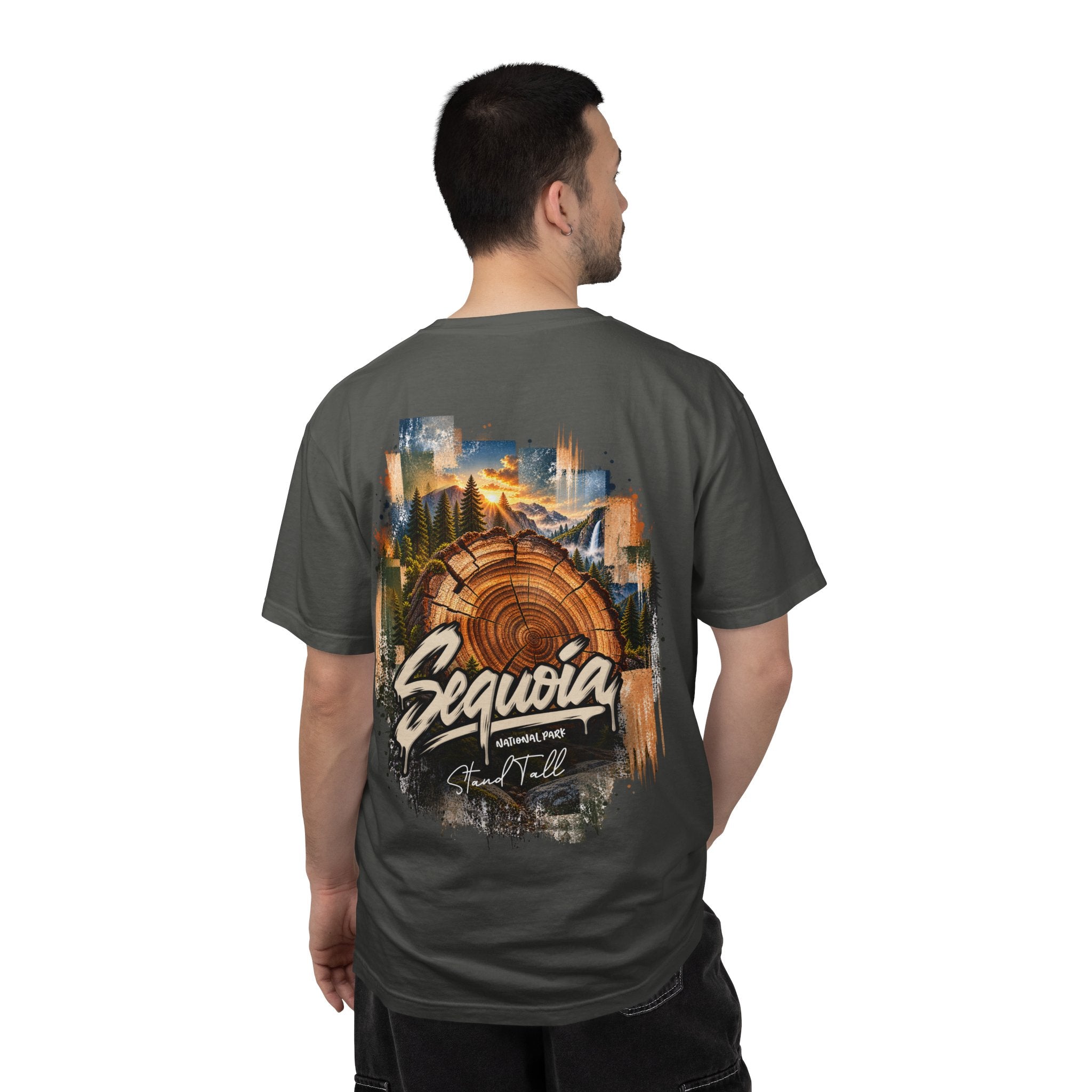 Sequoia National Park – Tree Rings Stand Tall Graphic T-Shirt