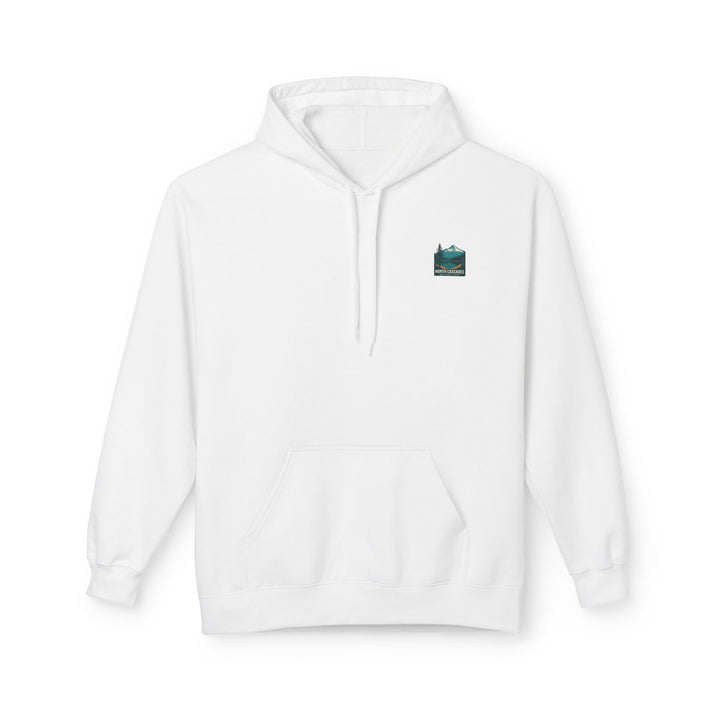 North Cascades National Park mountain art Hoodie | vintage landscape pullover