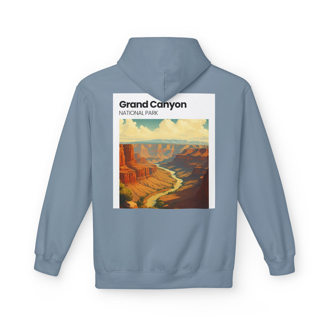 Grand Canyon Vintage Poster Hoodie | National Park Canyon Art