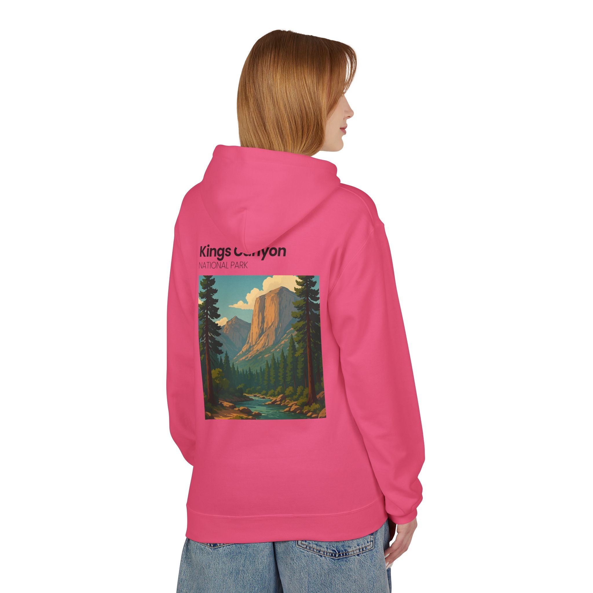 Kings Canyon National Park Hoodie | Vintage Landscape Graphic