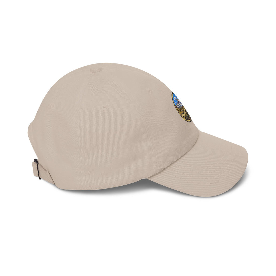 Grand Teton National Park Teton Peaks Round Logo Dad Cap