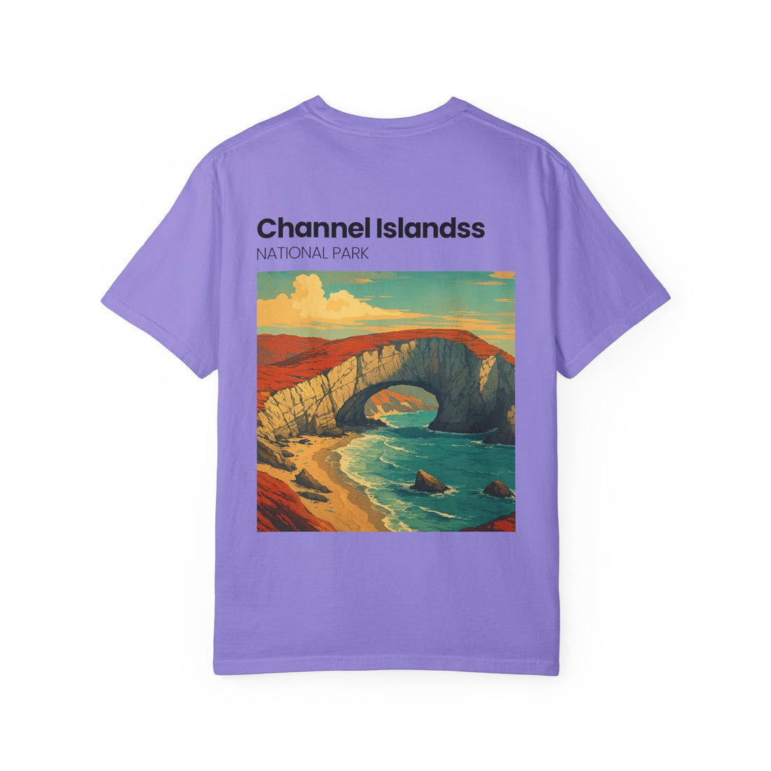 Channel Islands National Park Vintage Poster T-shirt | Coastal Landscape Tee