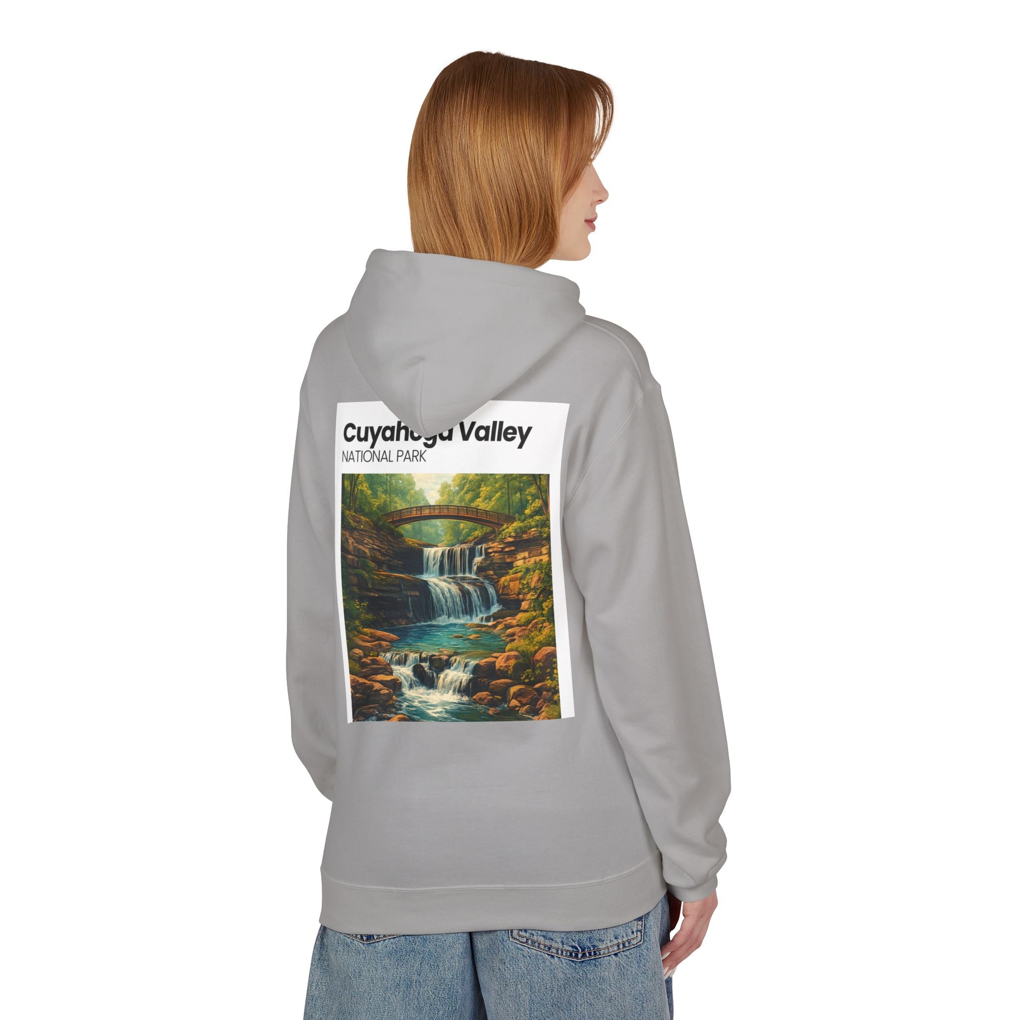 Cuyahoga Valley Waterfall Hoodie | National Park Nature Sweatshirt
