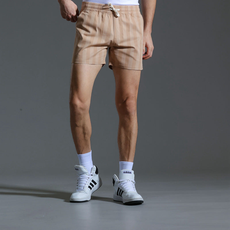 Vertical Striped Shorts For Men